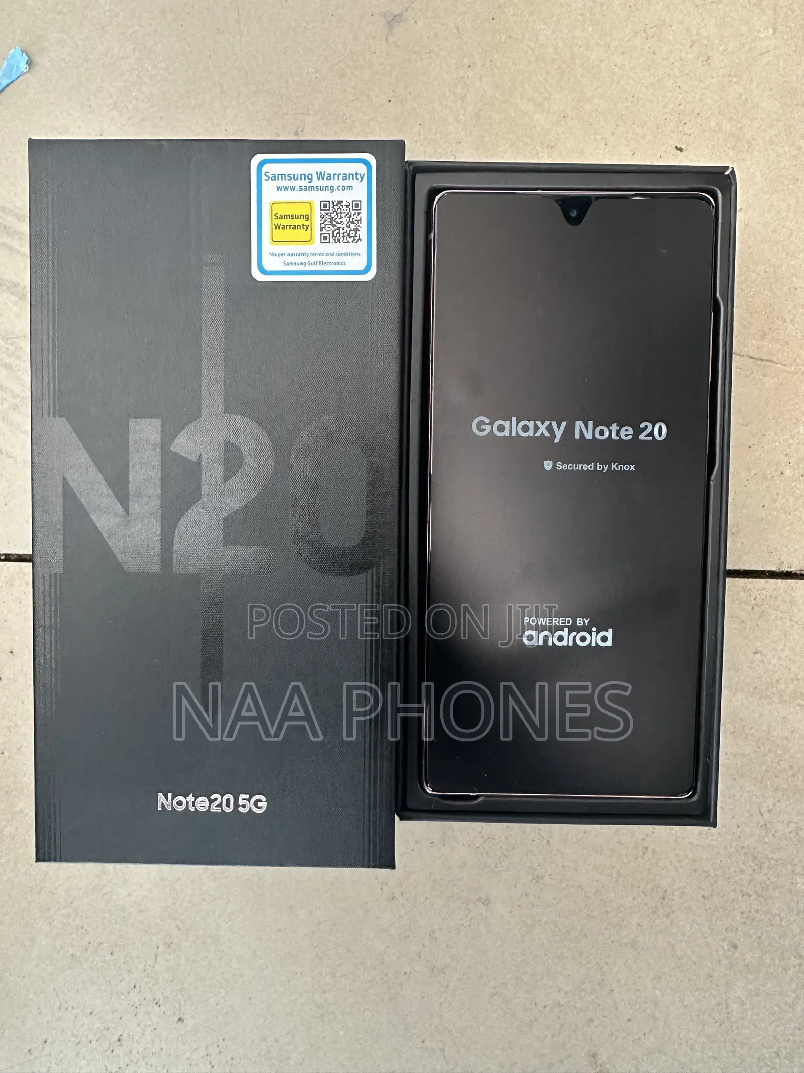 New Samsung Galaxy Note 20 5G 256 GB Gold