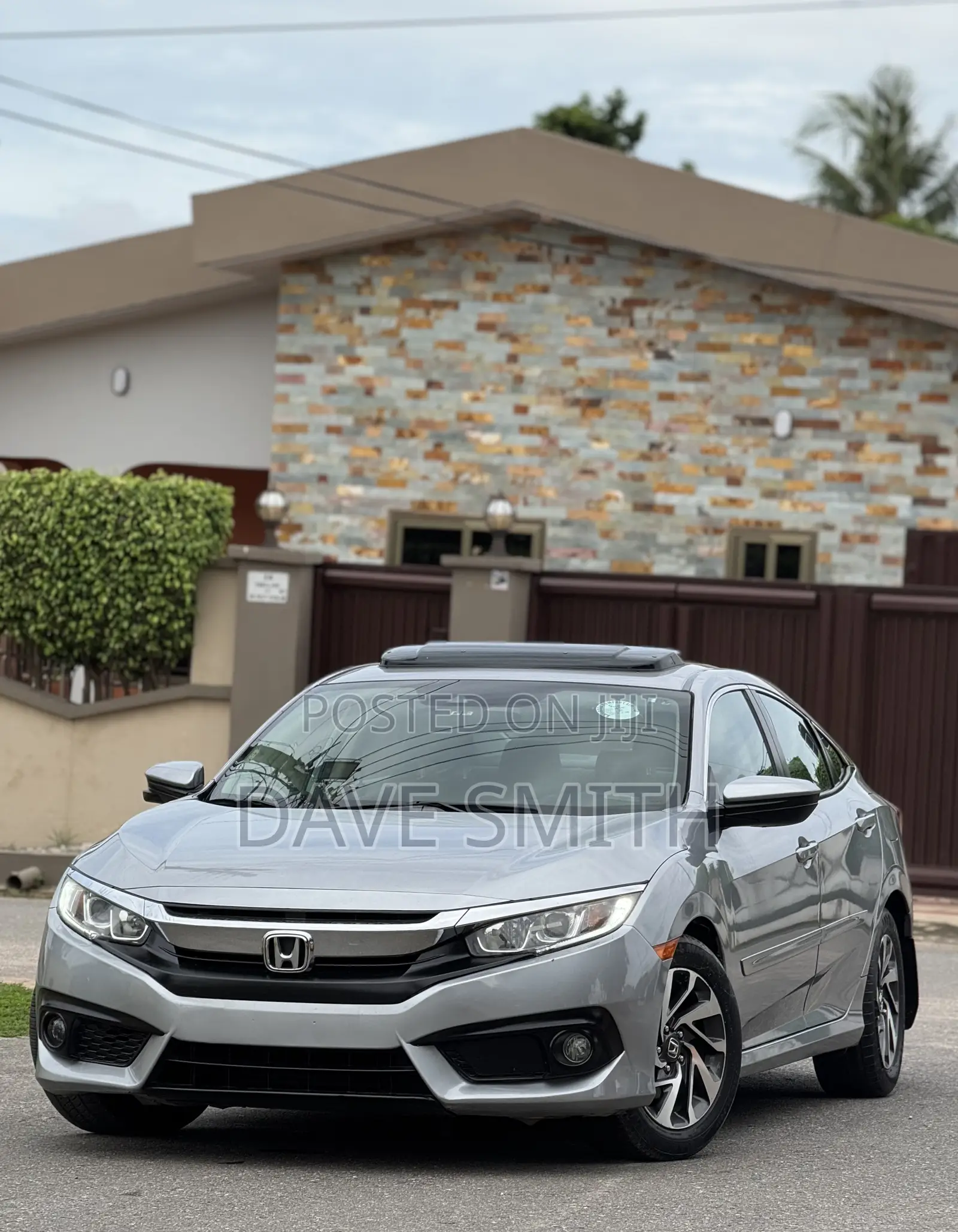 Honda Civic EX Sedan 2018 Gray