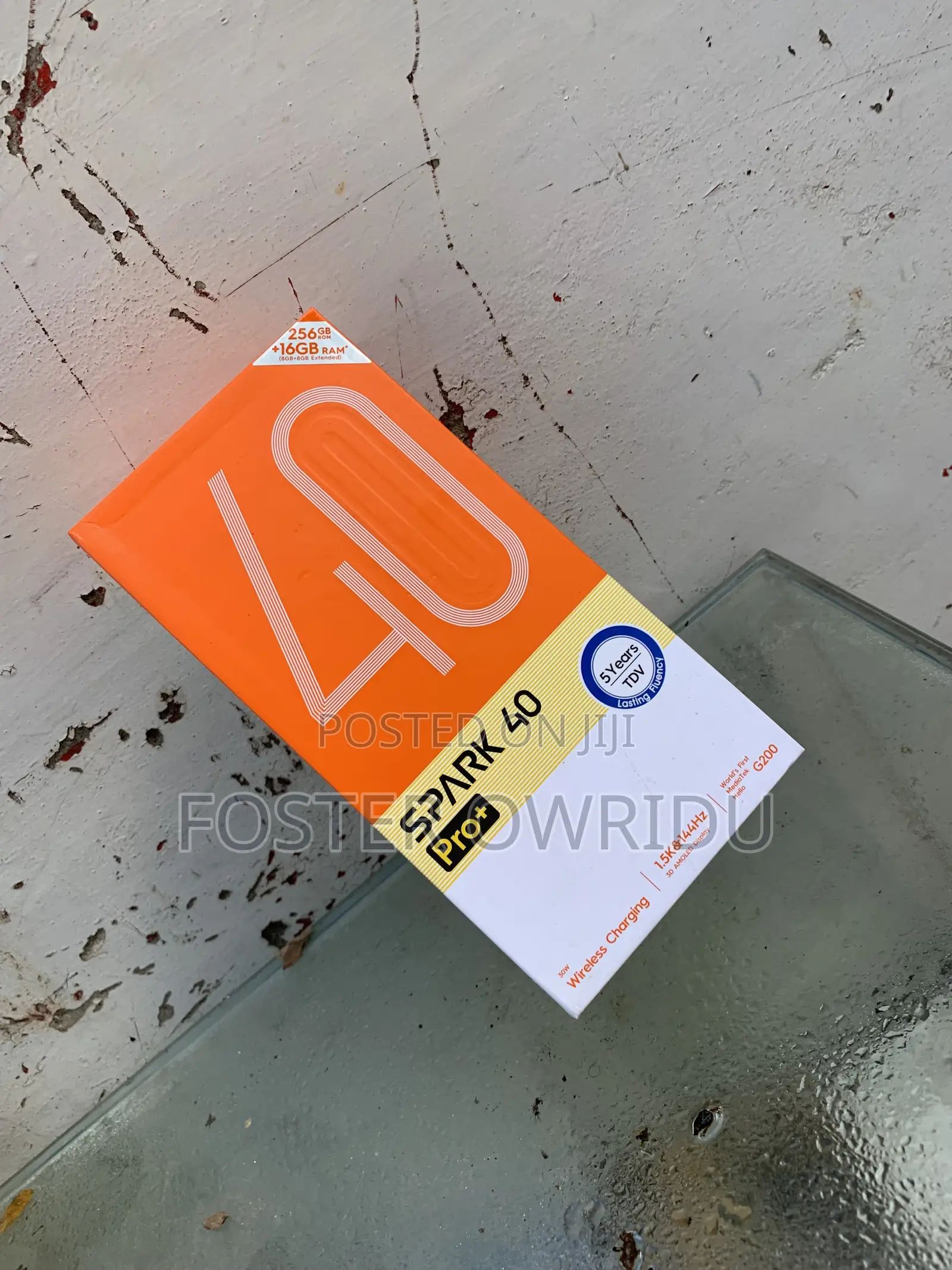 New Tecno Spark 40 Pro+ 256 GB Black