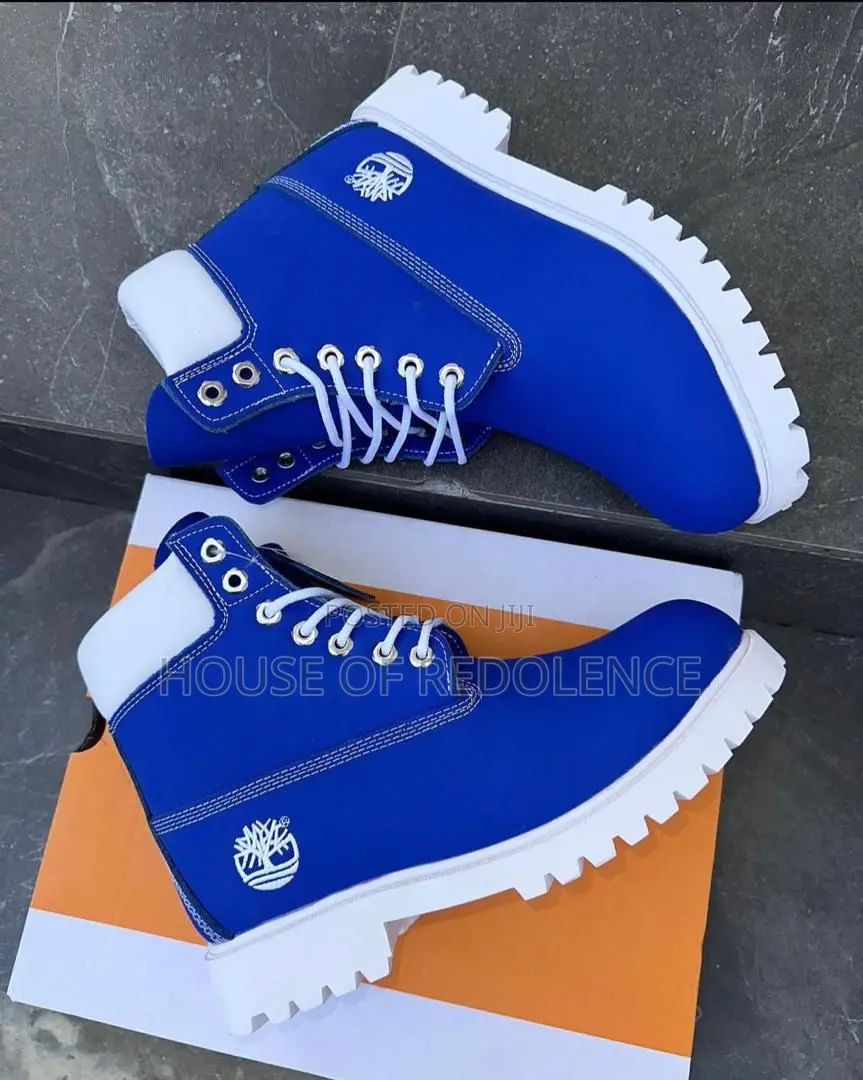 Timberland 6-Inch Premium Royal Blue Boots