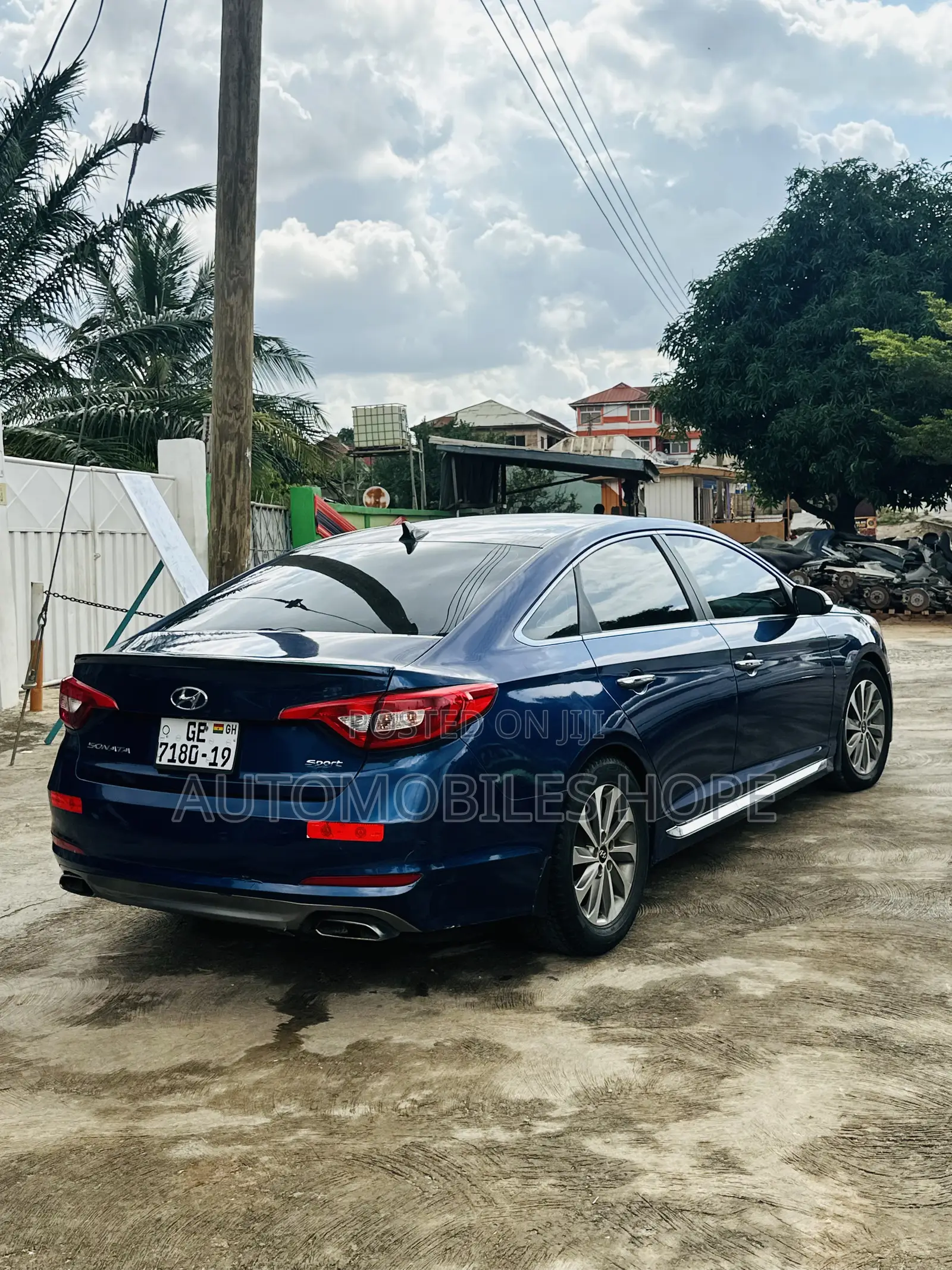 Hyundai Sonata Sport 4dr Sedan (2.4L 4cyl 6A) 2015 Blue