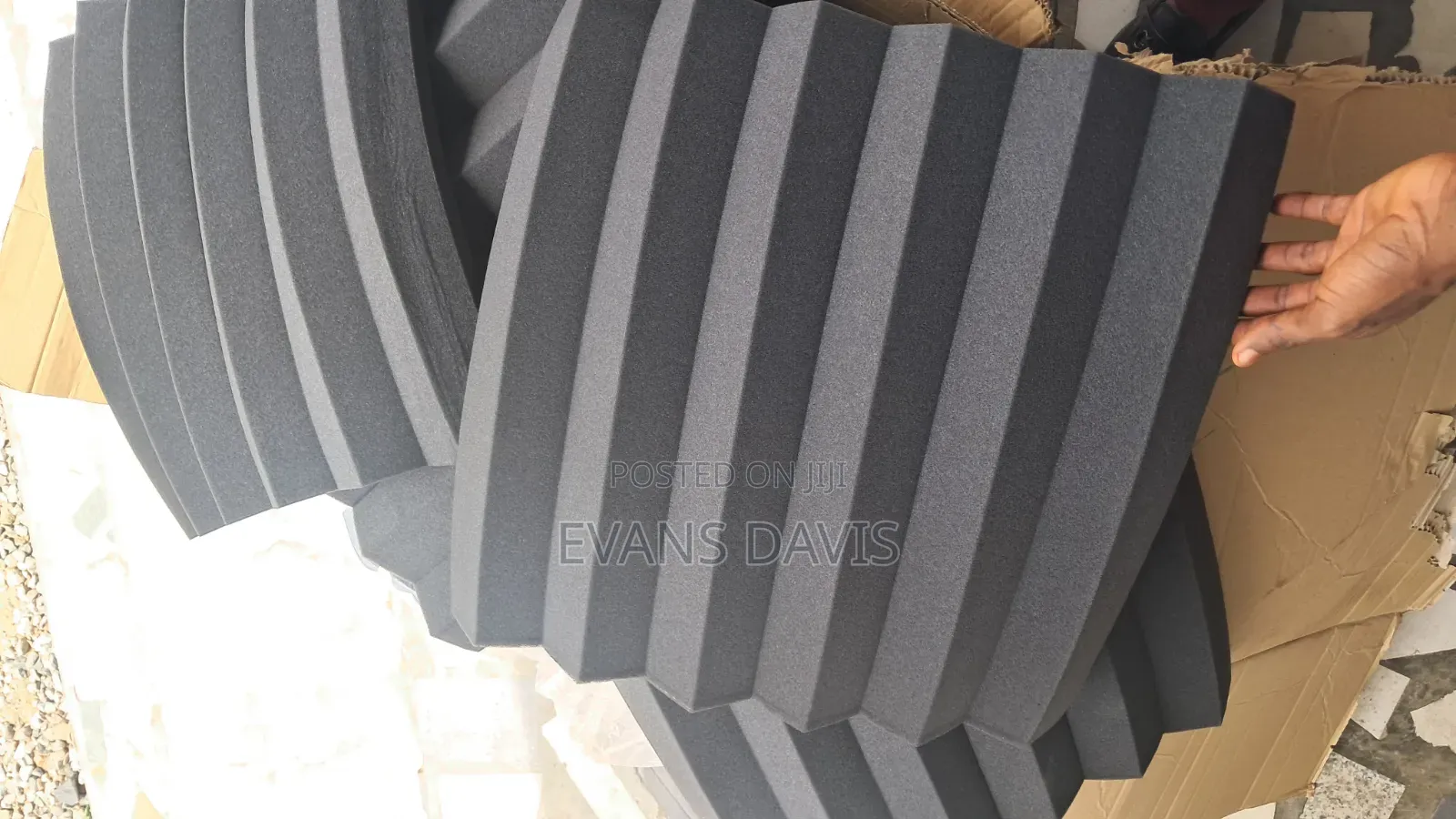 10pcs Self Stick Accoustic Noise Proof Foam Or Panel 50cmx50cm