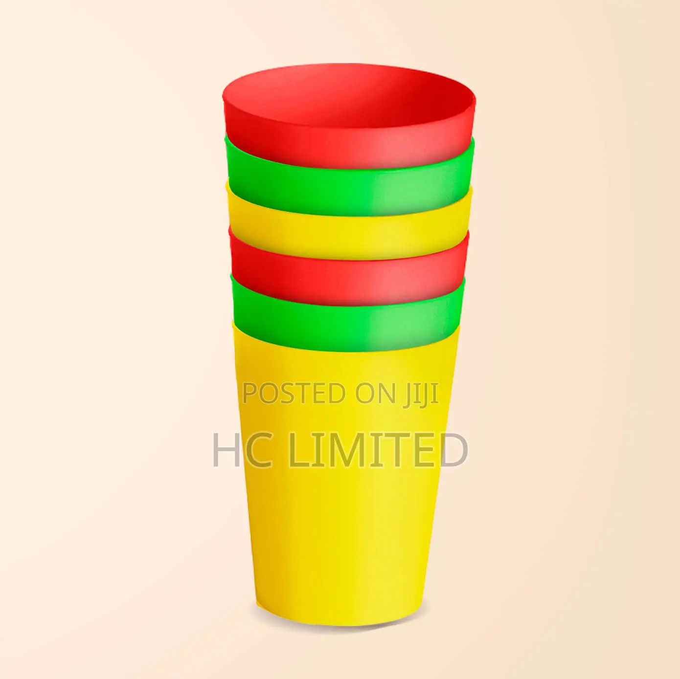 Decakila Plastic Cup Set of 6 - Kmtt128p