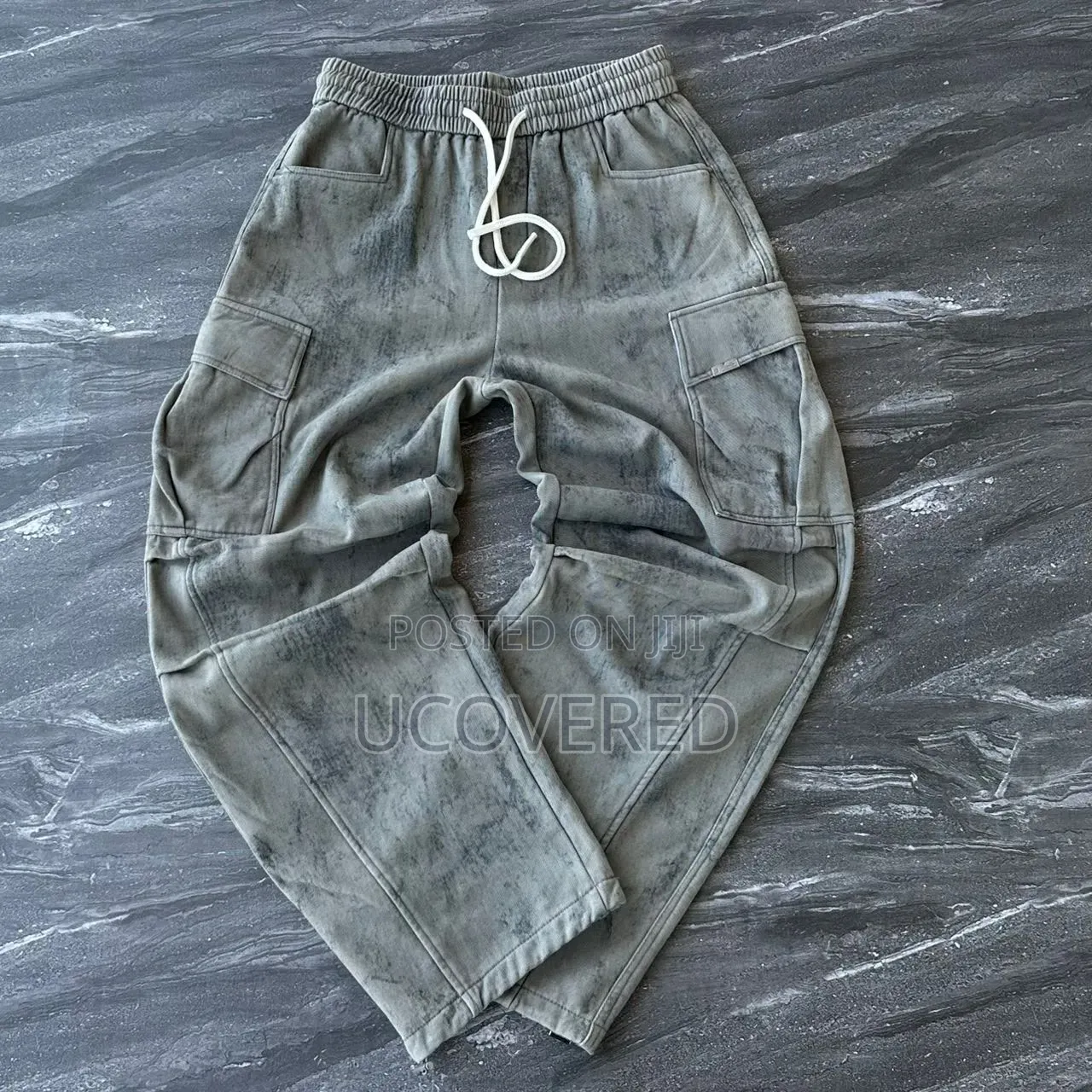 Men's Streetwear Style Cargo Jogger Sweatpants