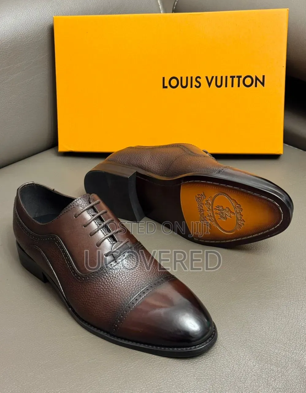 Louis Vuitton Leather Derby Shoes