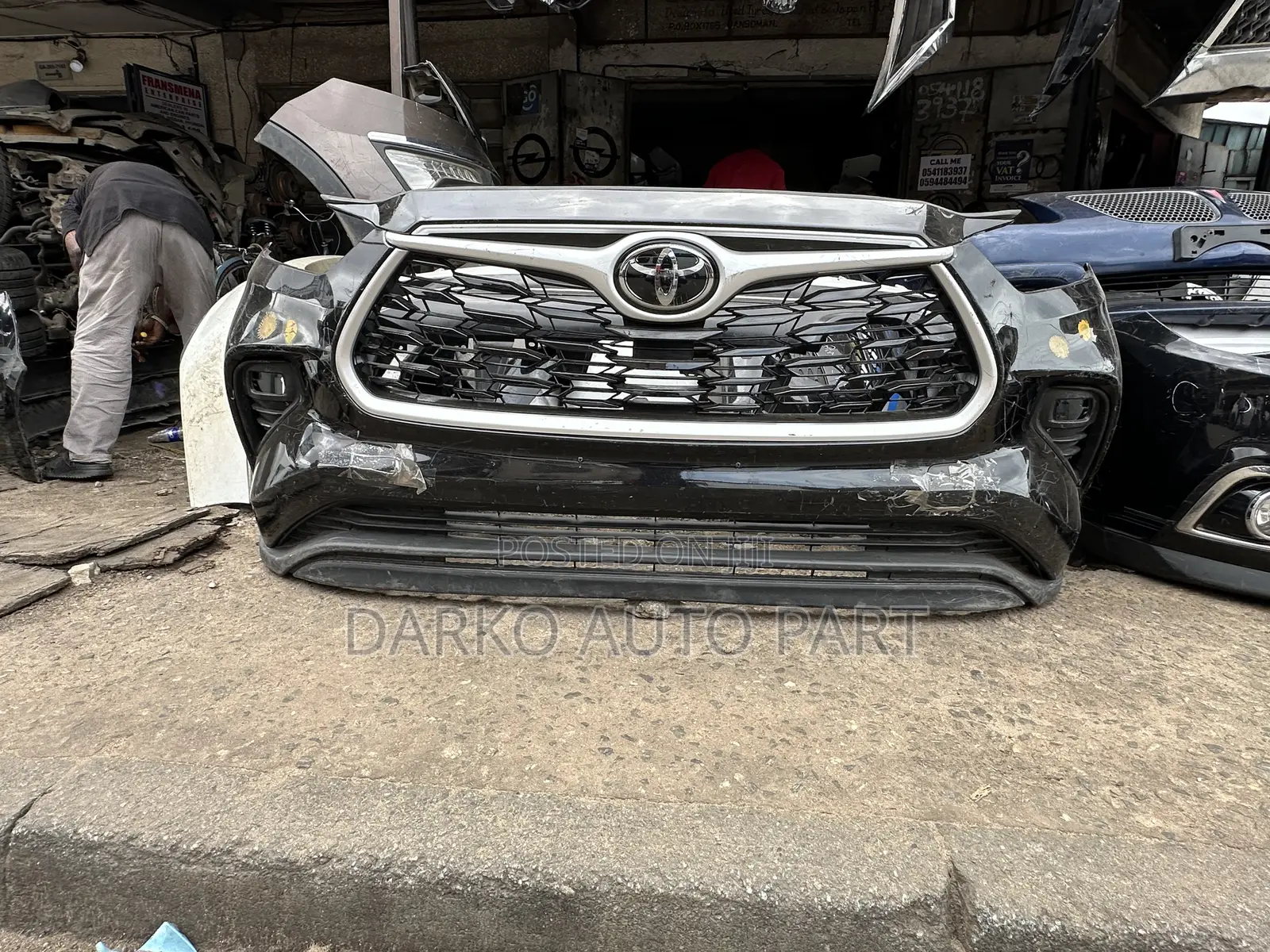 Toyota Highlighted 2021-2024 Front Bumper Complete Available