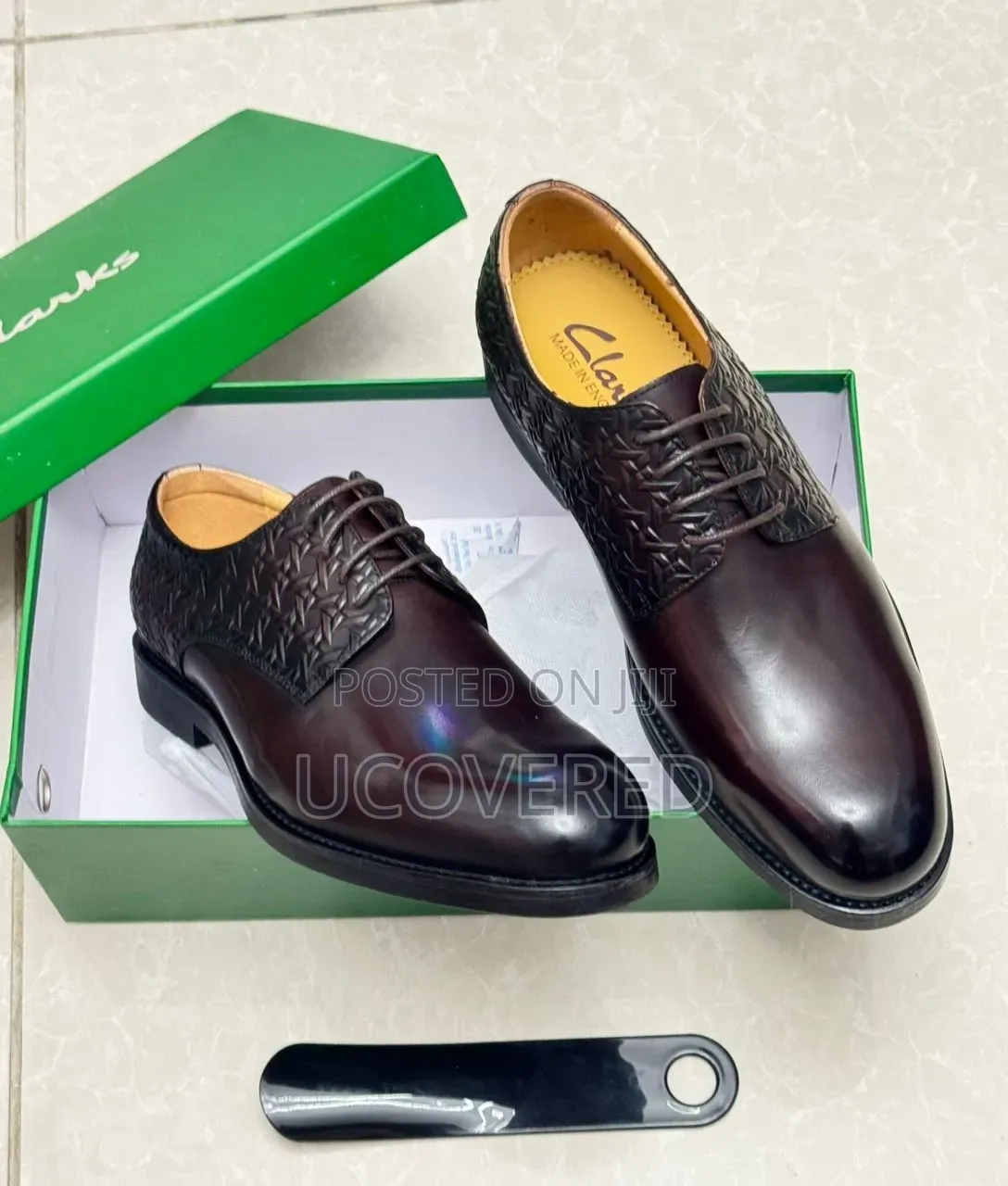 Clarks Leather Oxford Shoes