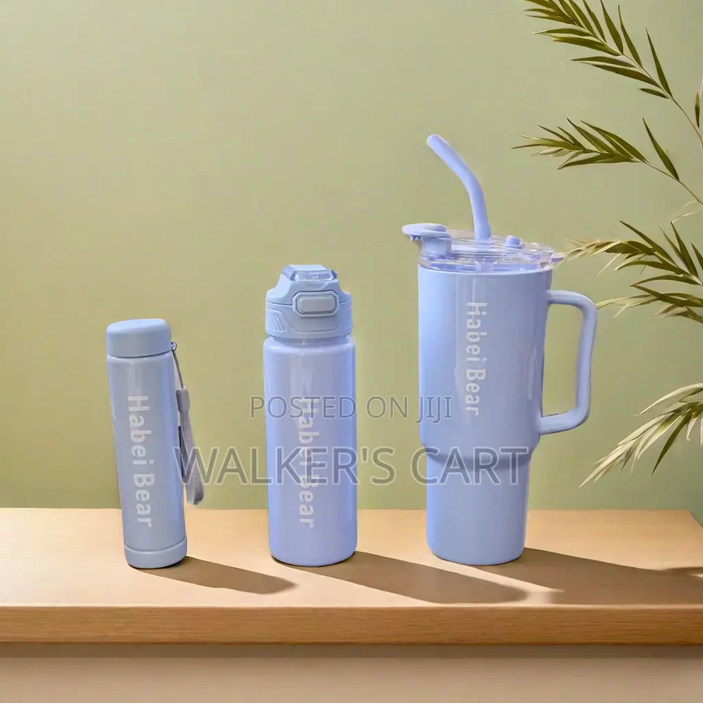 3 in 1 Water Bottle Set – 1200ml/700ml/260ml