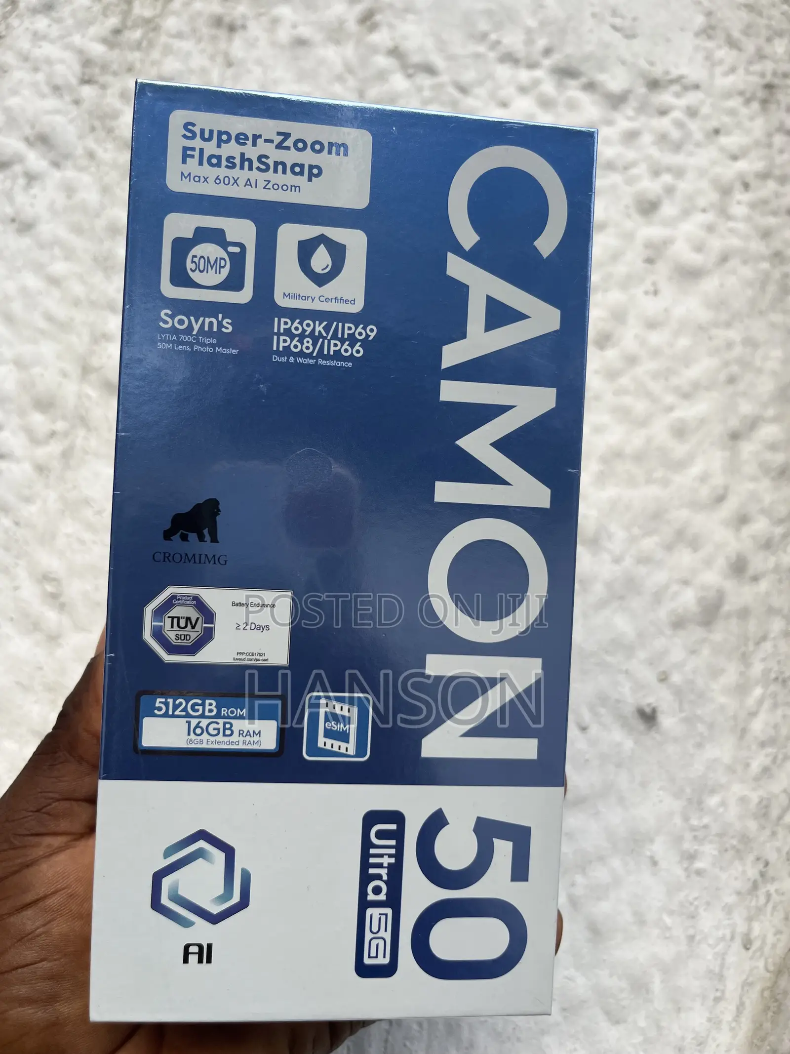 New Tecno Camon 50 Ultra 512 GB