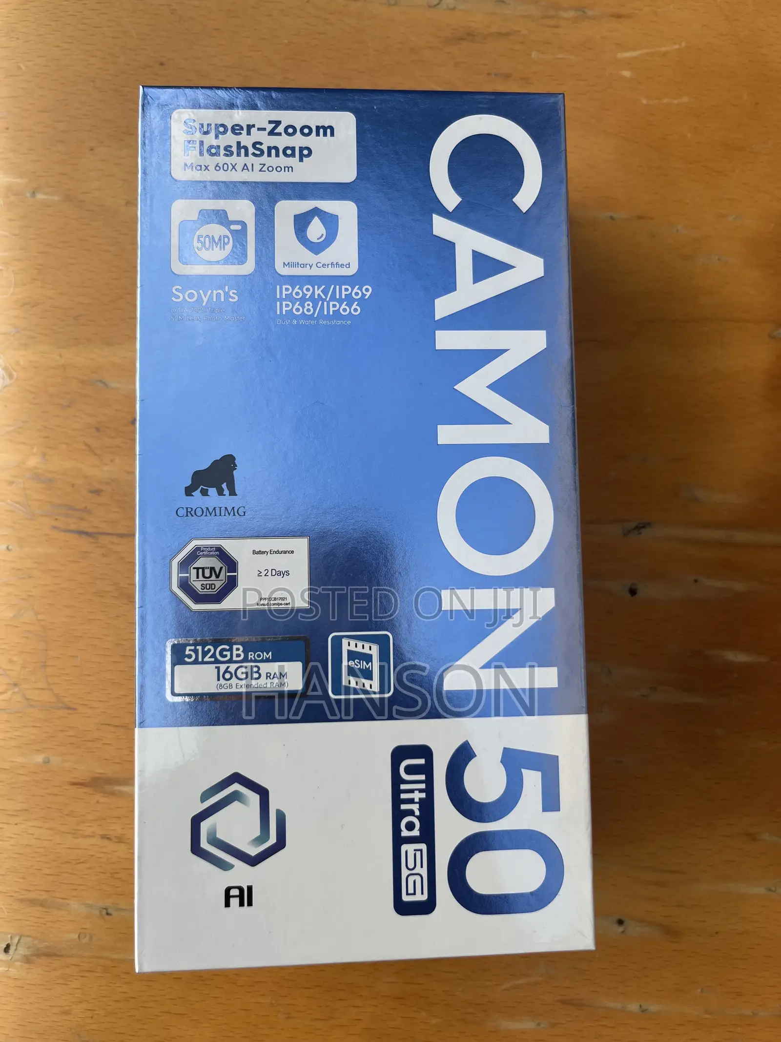 New Tecno Camon 50 Ultra 512 GB