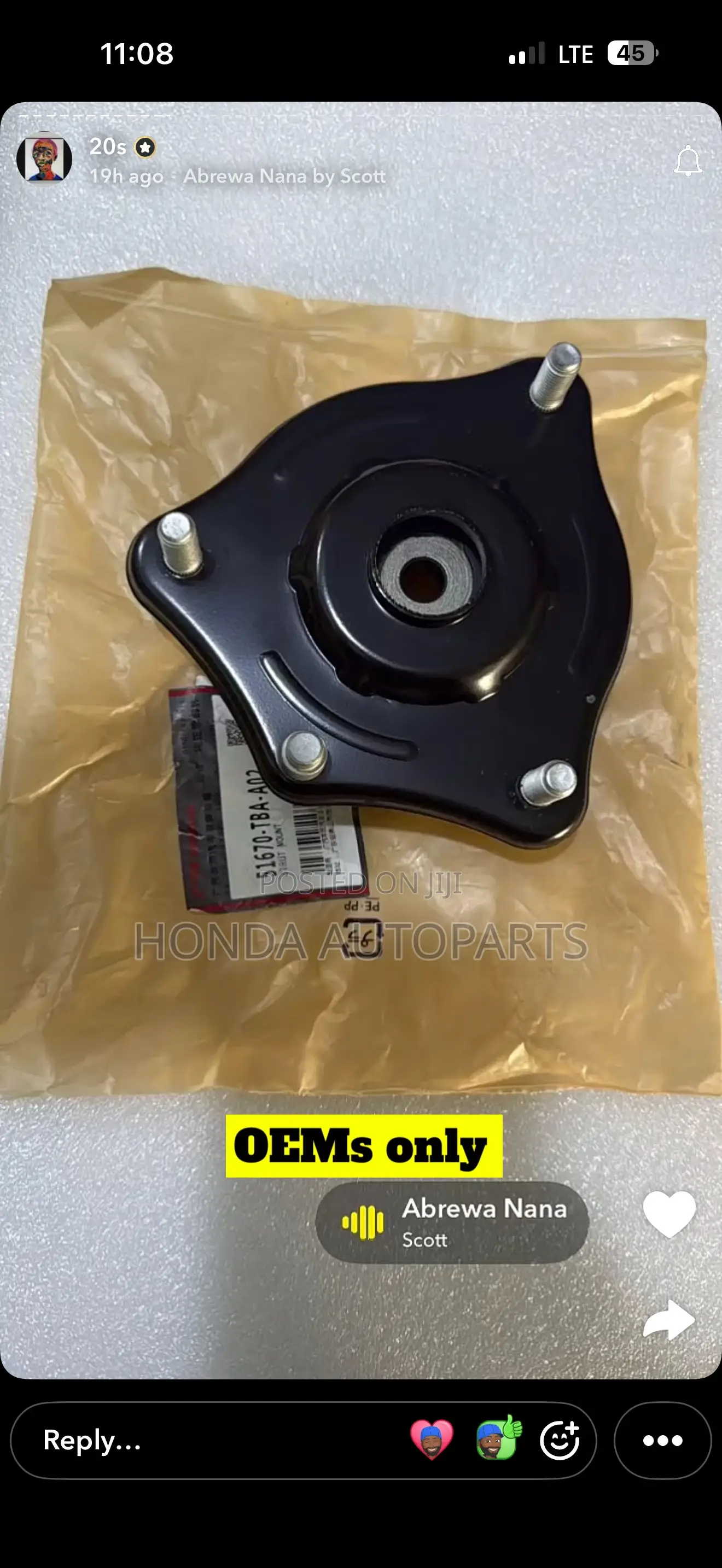 Honda Civic 2016,2017,2018 Top Mount.