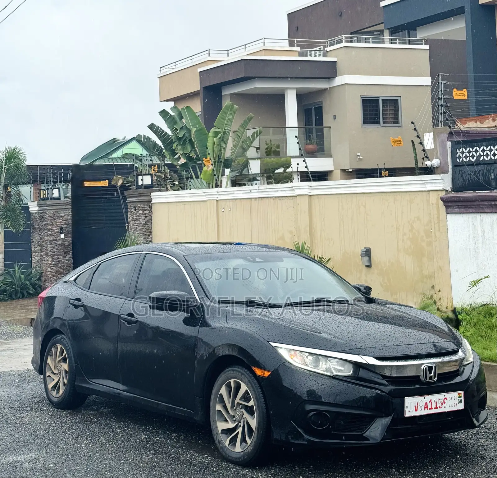 Honda Civic EX-L Sedan 2018 Black