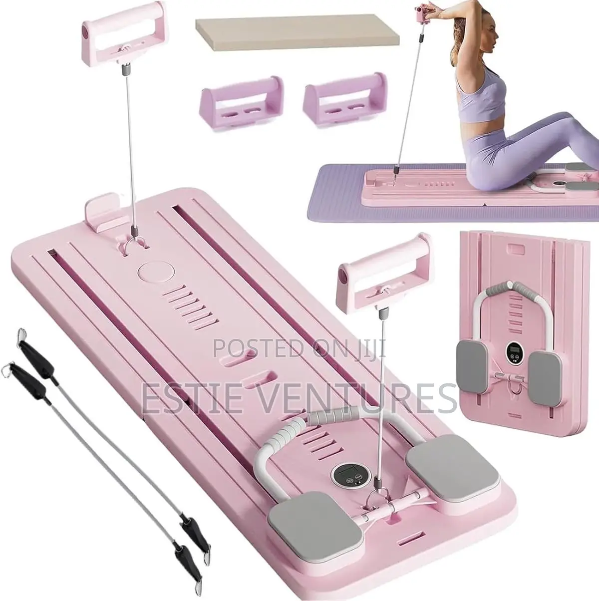 Foldable 5-in-1 Pilates Reformer