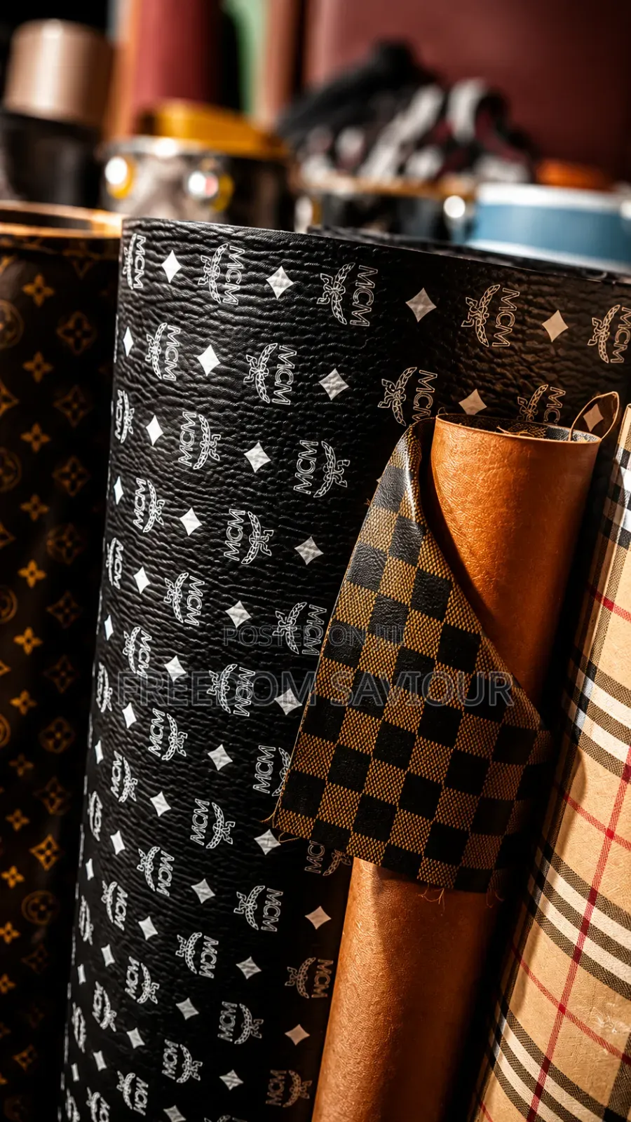 Premium Luxury Upholstery Leather Fabric – Designer Collection