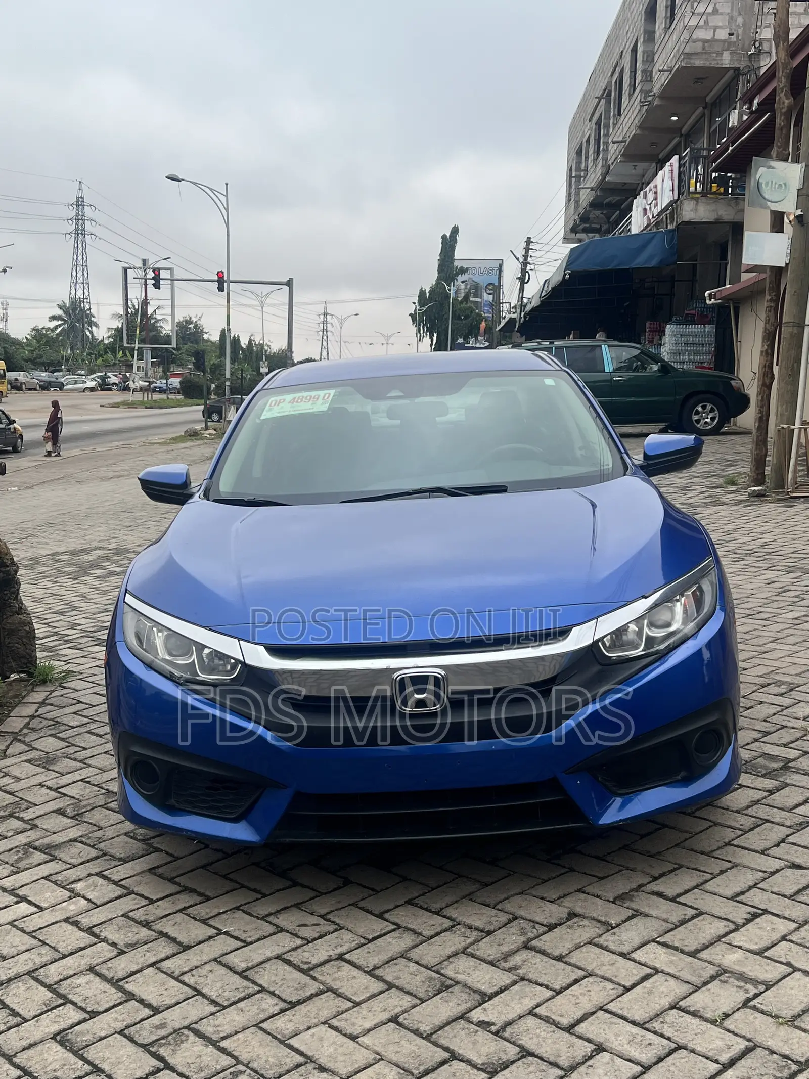 Honda Civic EX Sedan 2018 Blue