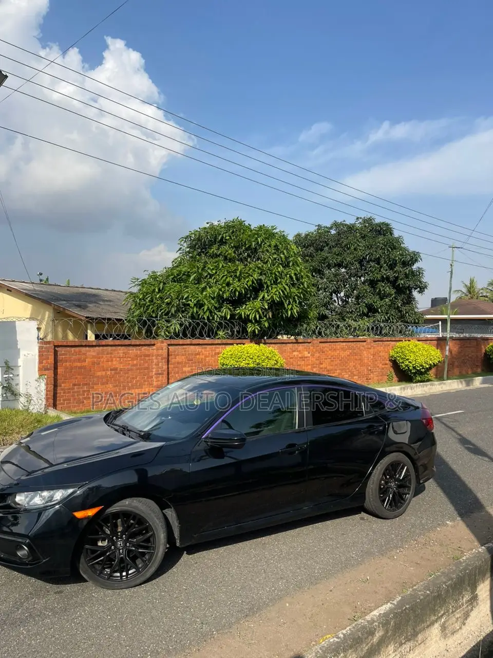 Honda Civic Sport Sedan 2020 Black