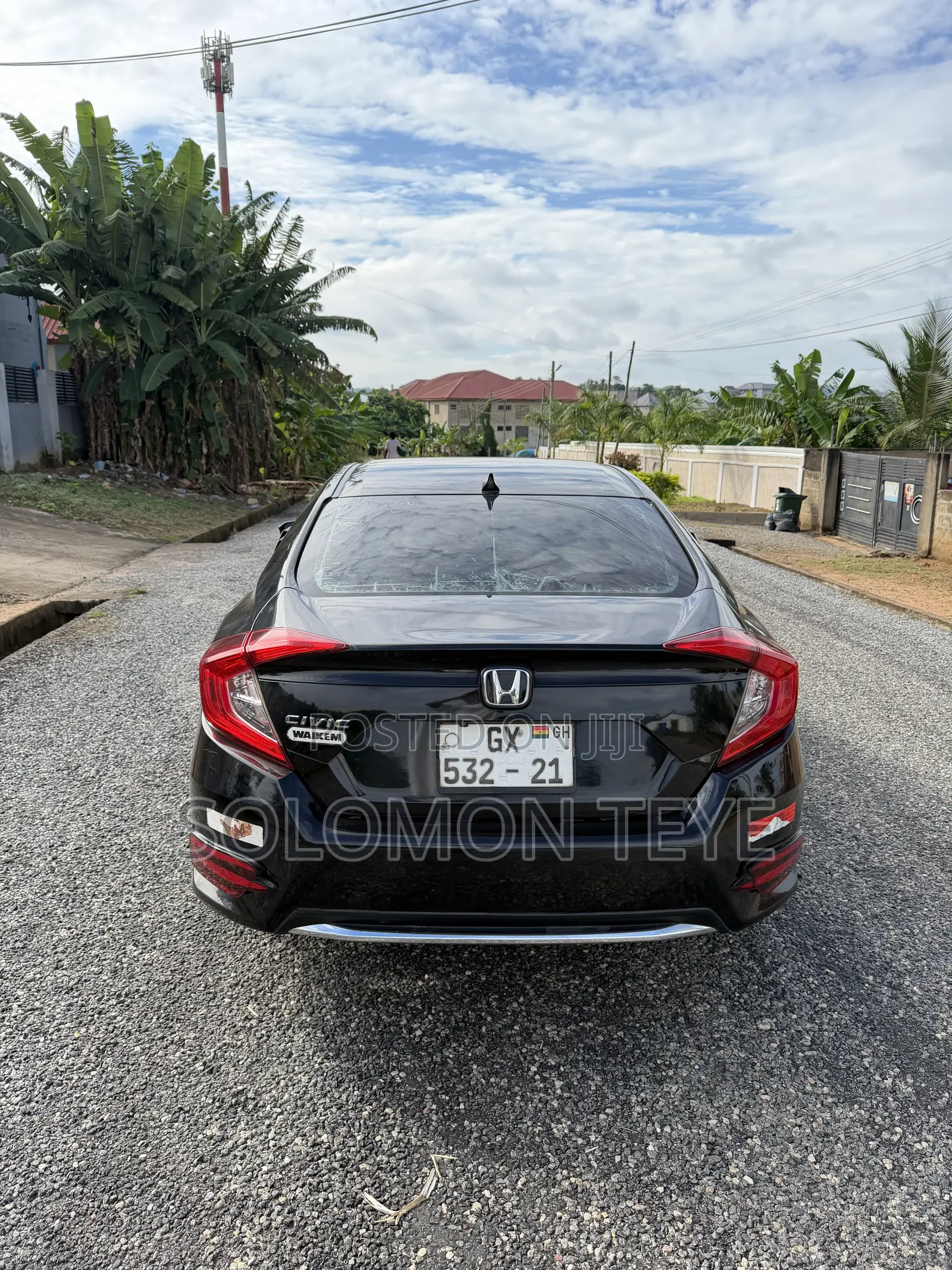 Honda Civic LX Sedan 2019 Black