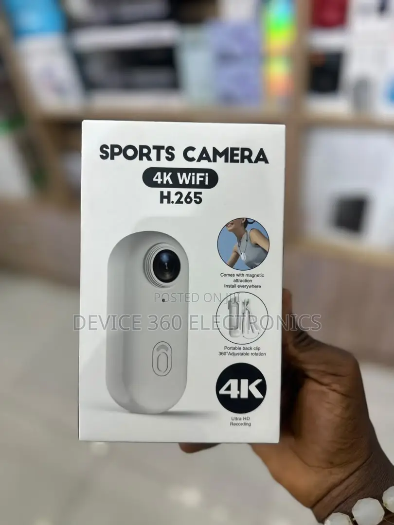 Sports Camera, Wifi With Extra Straps and Accesories