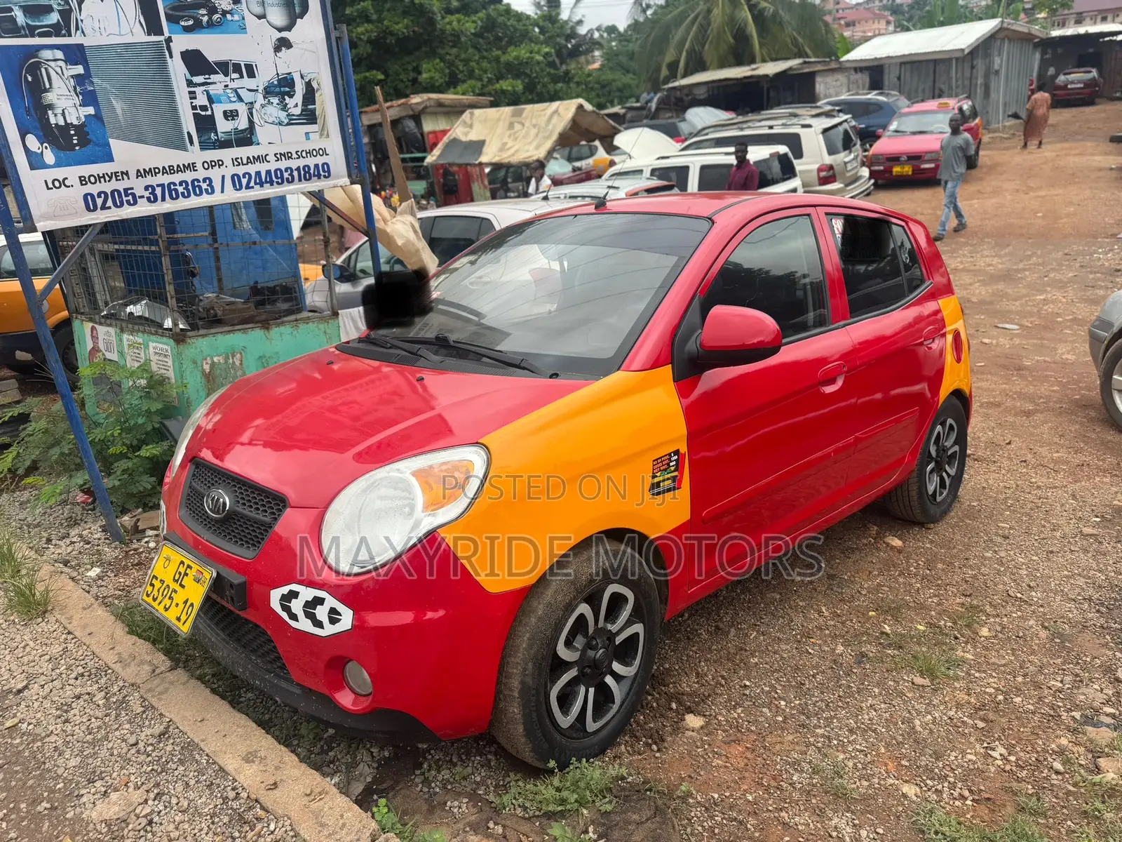 Kia Morning 2010 Red