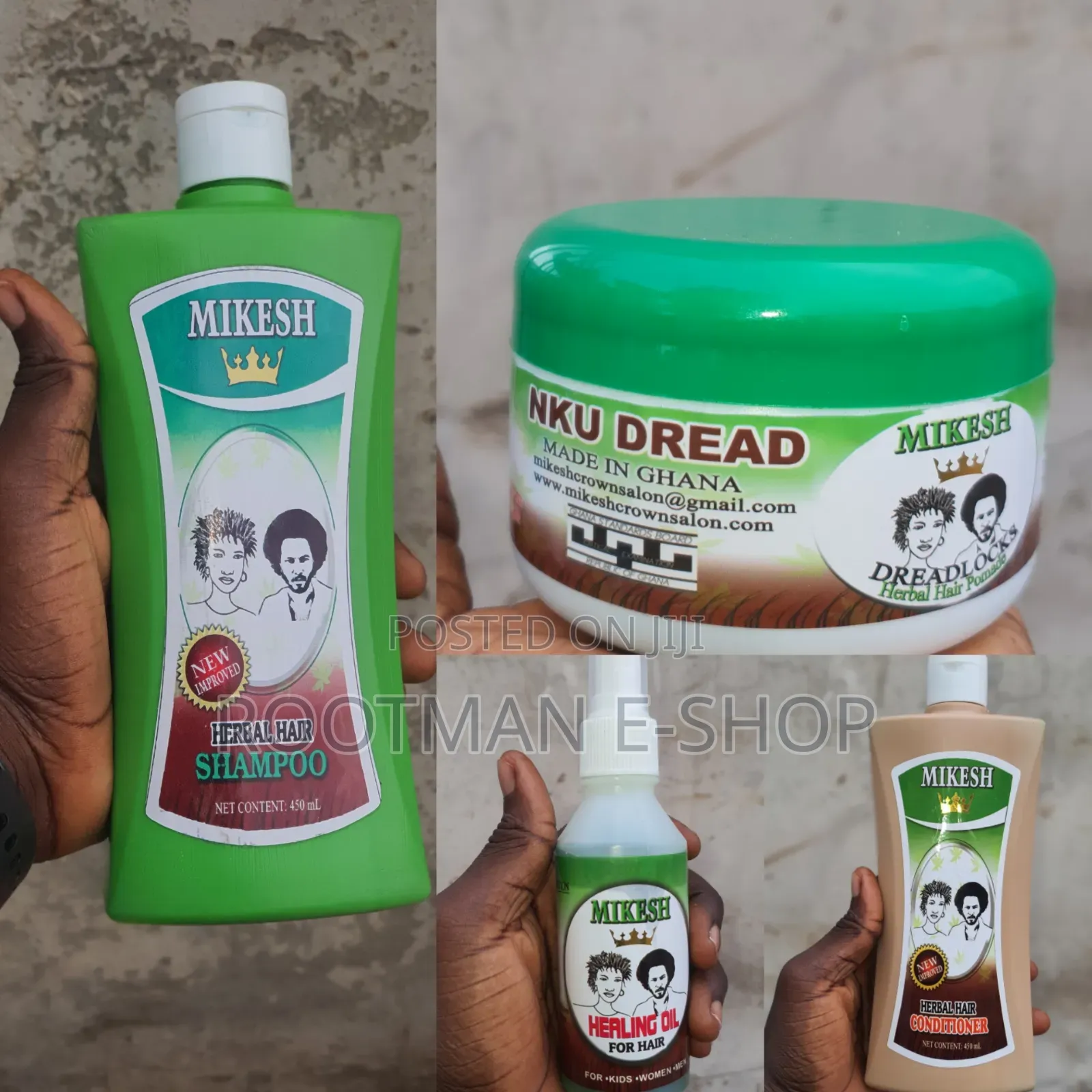 Mikesh Hair Products (4 Set)
