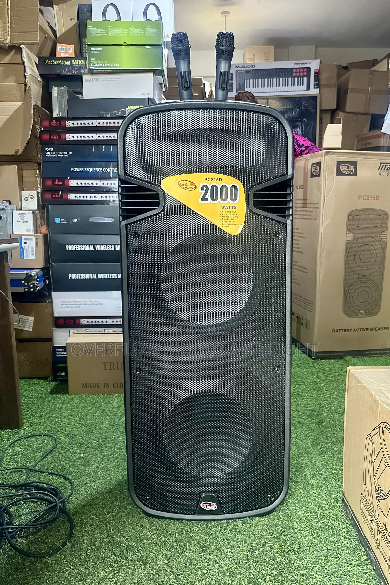 GLS Pc215d 2x15” Rechargeable Portable Loudspeaker