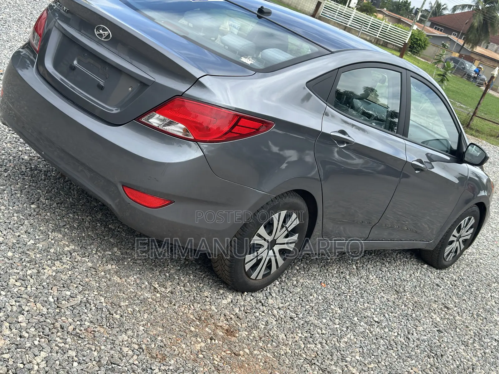Hyundai Accent GLS 4dr Sedan (1.6L 4cyl 6A) 2015 Gray
