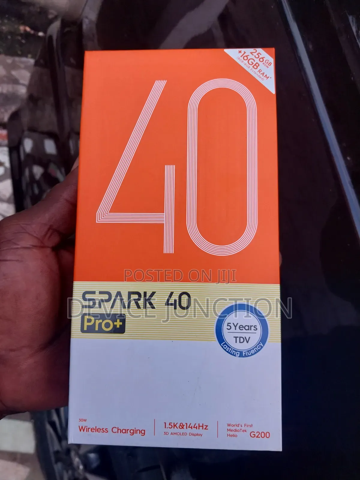 New Tecno Spark 40 Pro+ 256 GB Black