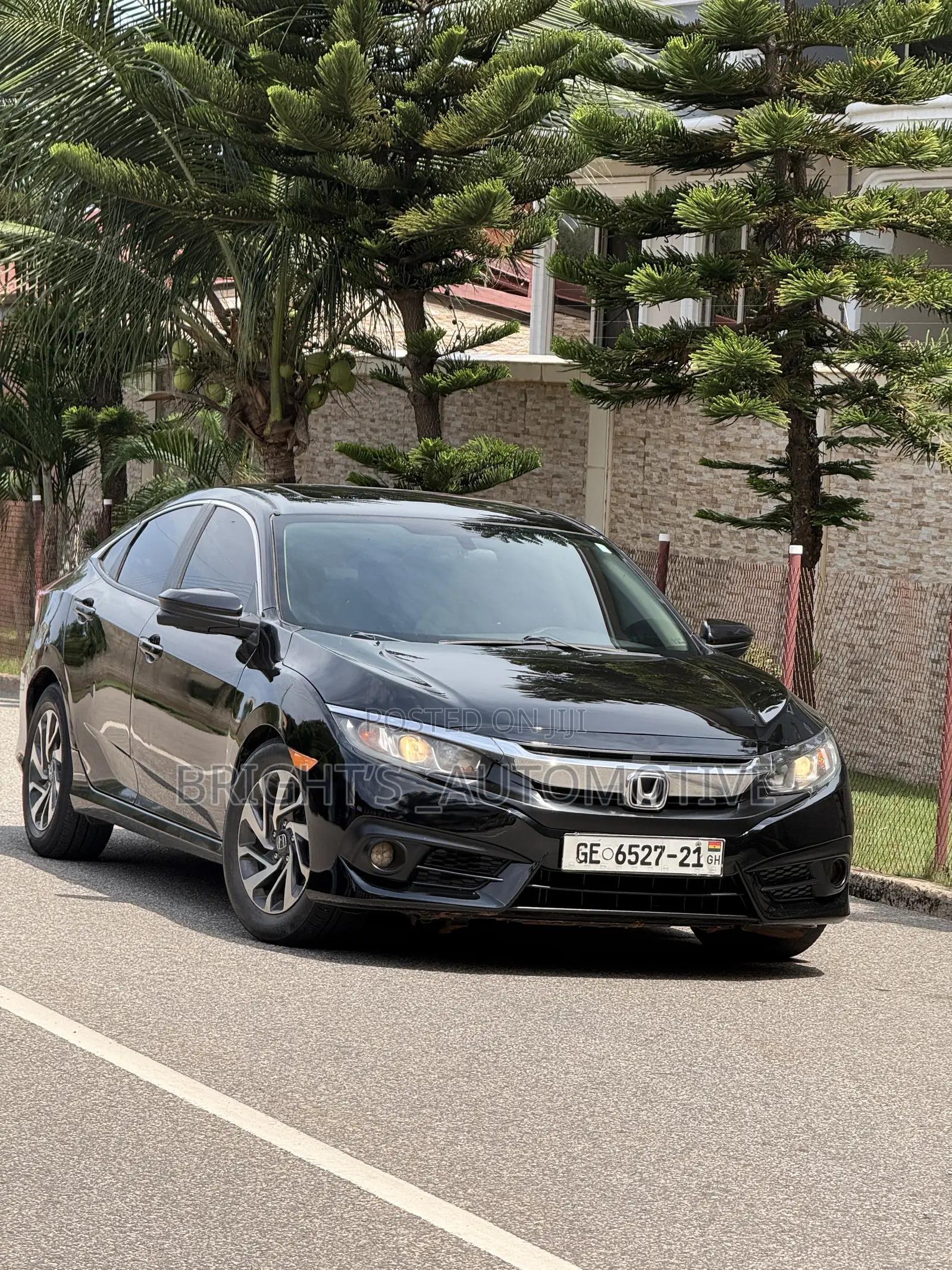 Honda Civic EX Sedan 2018 Black