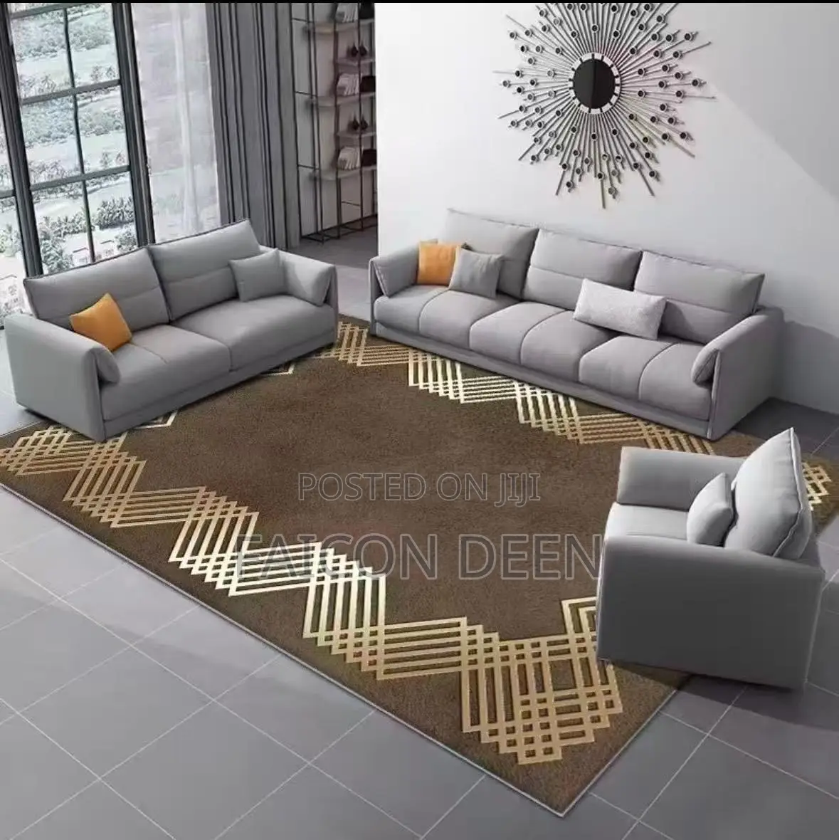 Original Home Modern Woolen Hairy Carpets (Big Size 180x270cm)