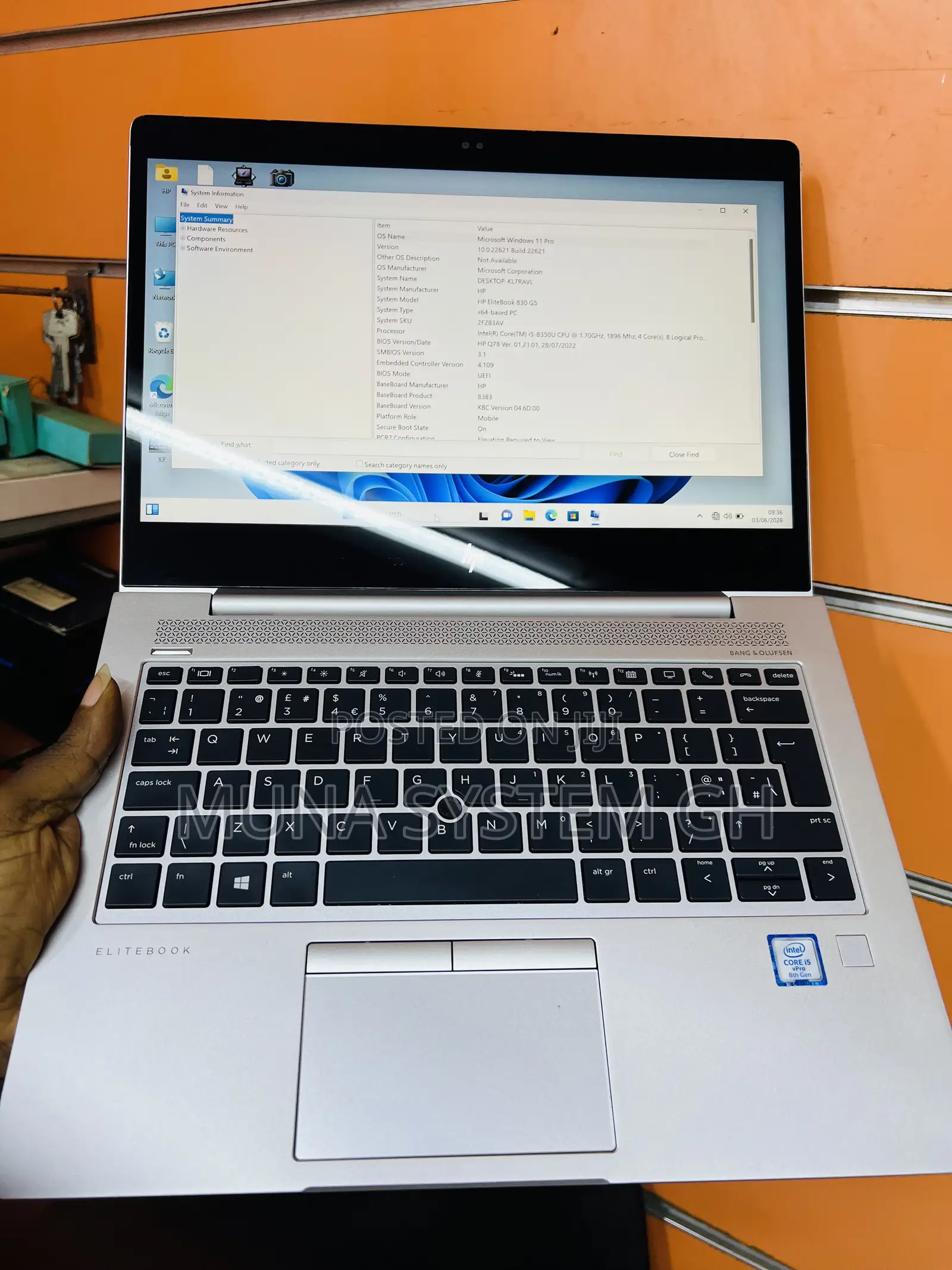 Laptop HP EliteBook 840 G5 8GB Intel Core i5 SSD 256GB