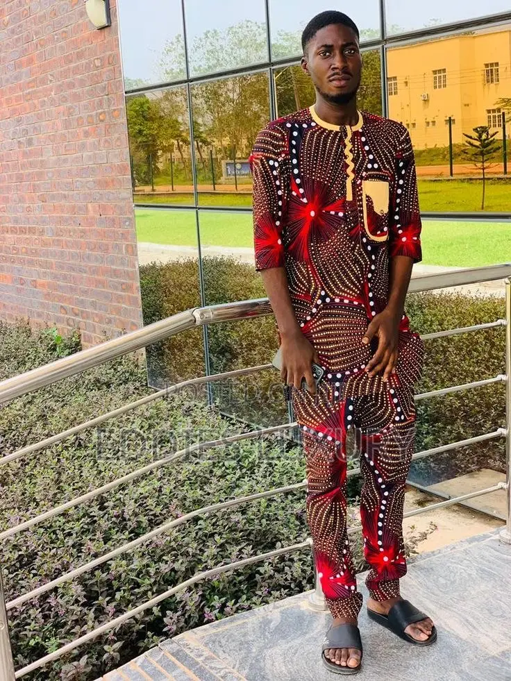 Uncommon African Print Men’S Kaftan