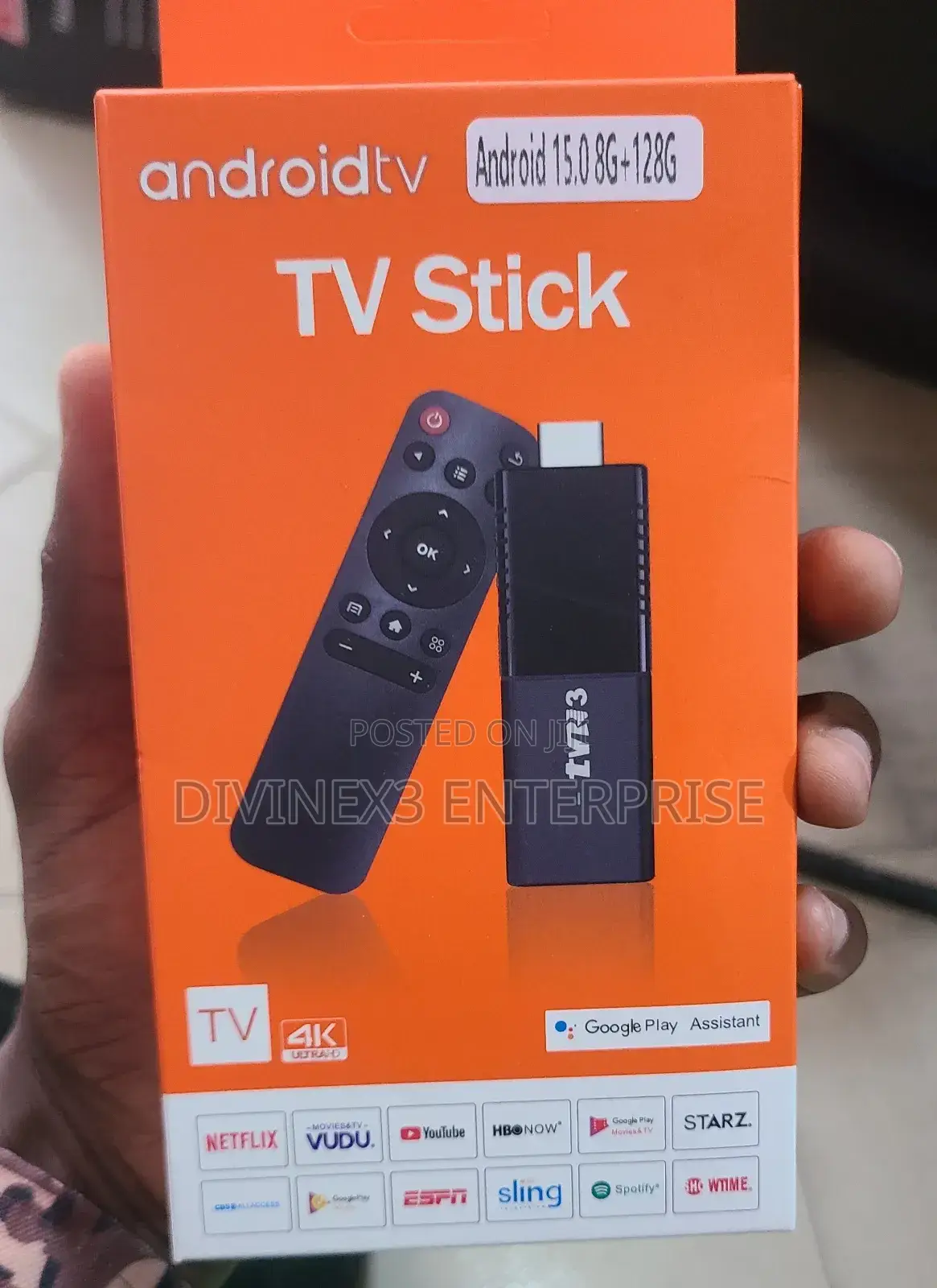 Android Tv Stick – Android 15.0 | 8gb Ram + 128gb Rom