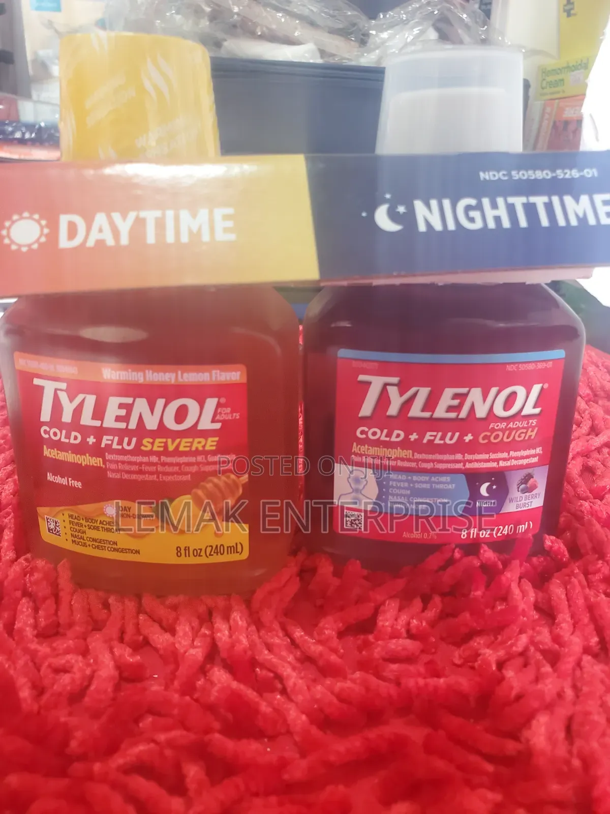 Tylenor Code+Flu Severe/Tylenol Cold+Flu+Cough 240ml