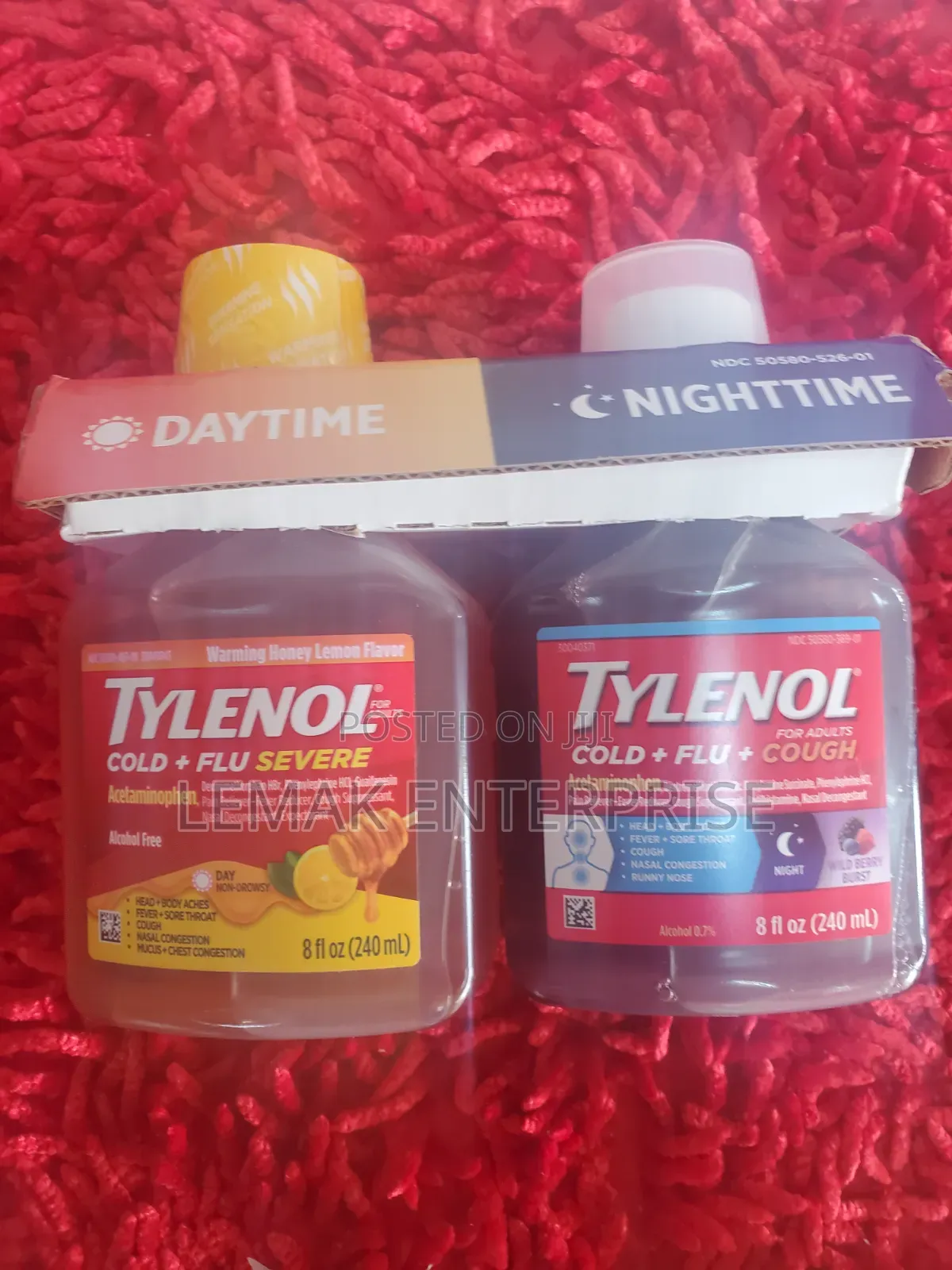 Tylenor Code+Flu Severe/Tylenol Cold+Flu+Cough 240ml