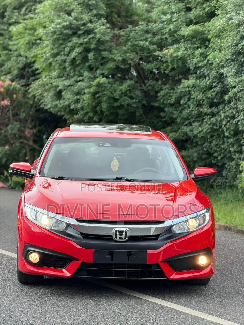 Honda Civic EX 4dr Sedan (2.0L 4cyl) 2017 Red