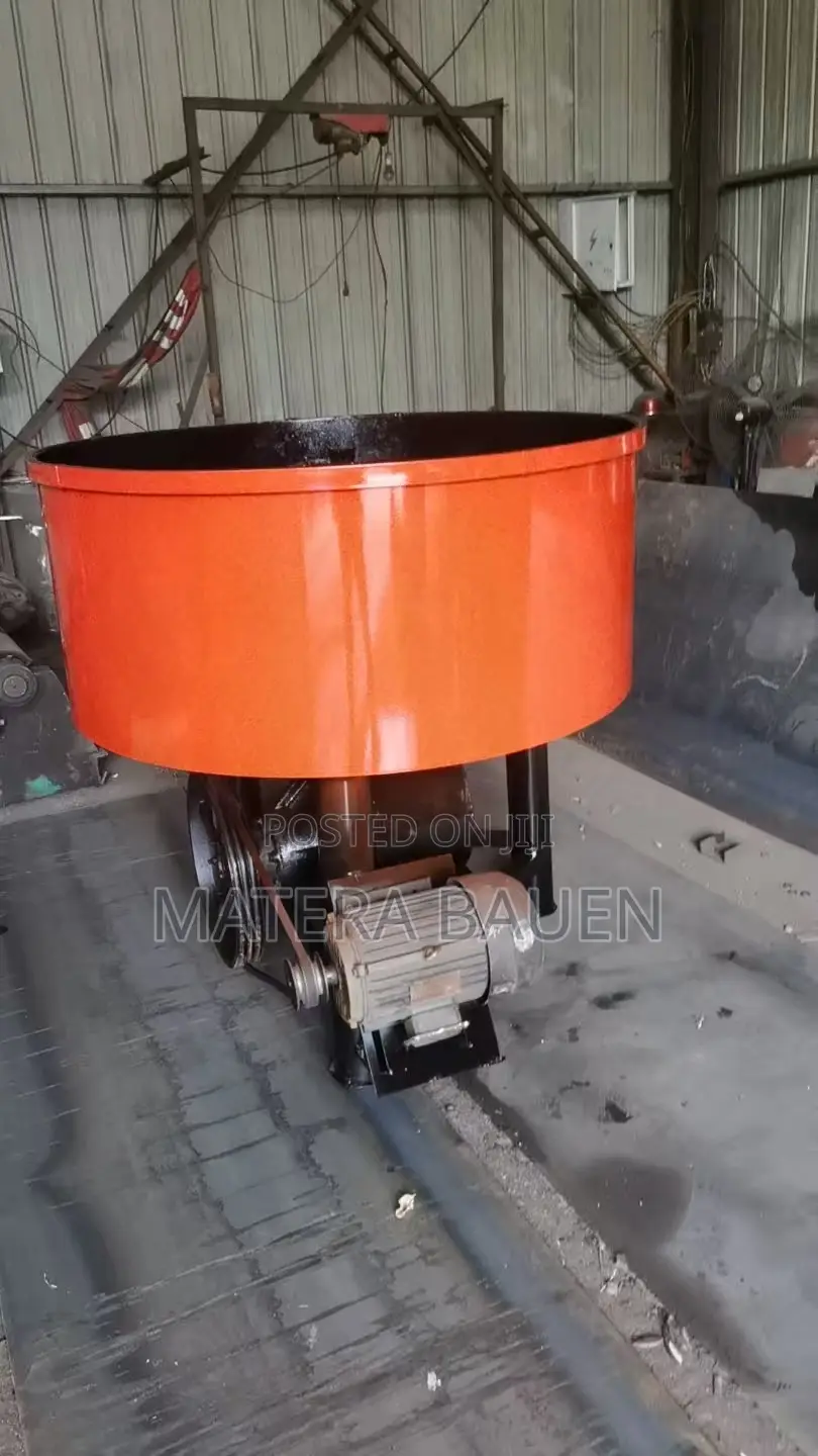 Concrete Mixer, Pan Mixer for Block Factory