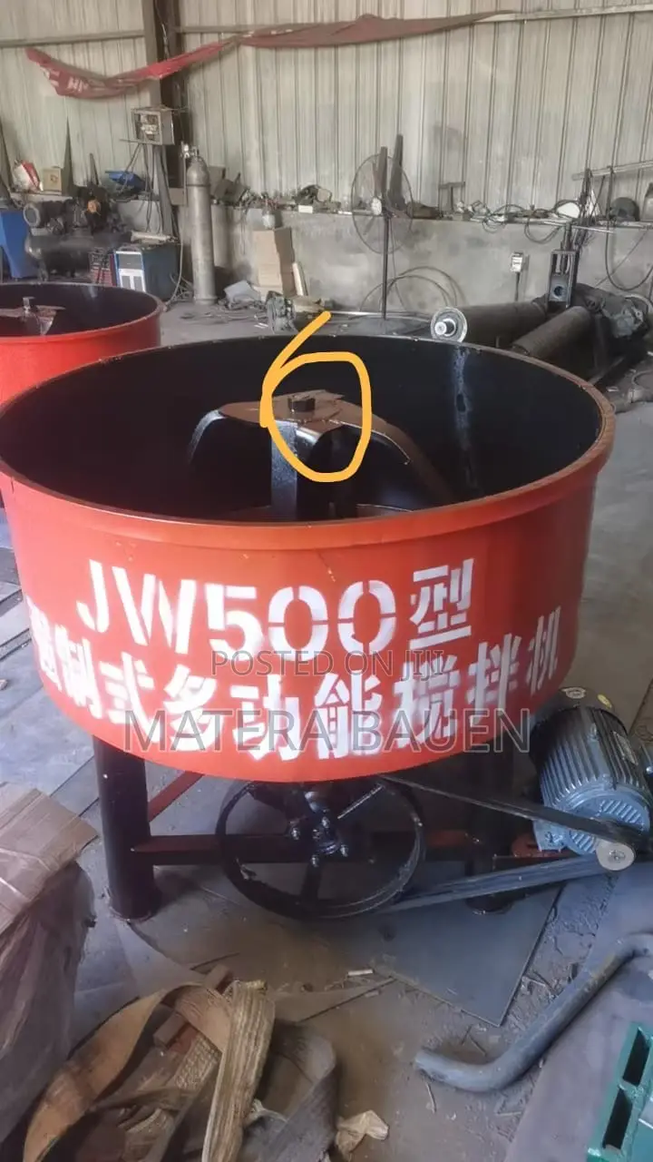 Concrete Mixer, Pan Mixer for Block Factory