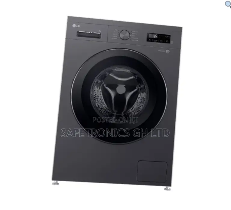 Quality Black Lg 8kg Front Loading Fully Automatic Washing Machine