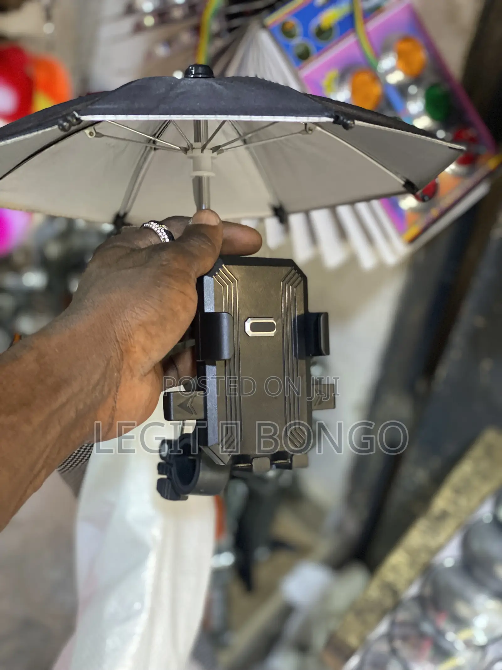 Umbrella Secure Motor-Bike Phone Holder