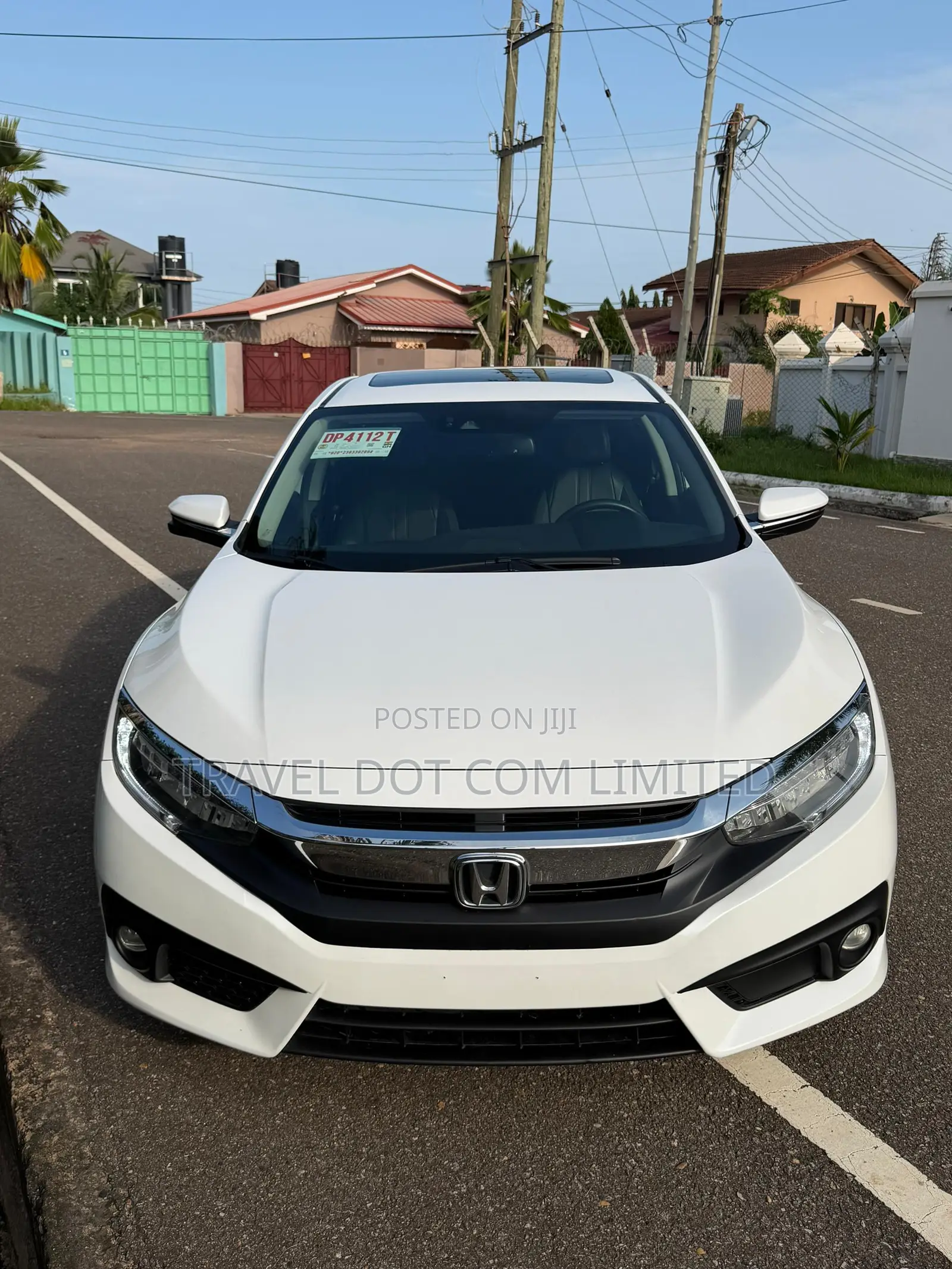 Honda Civic Touring 4dr Sedan (1.5L 4cyl) 2017 White