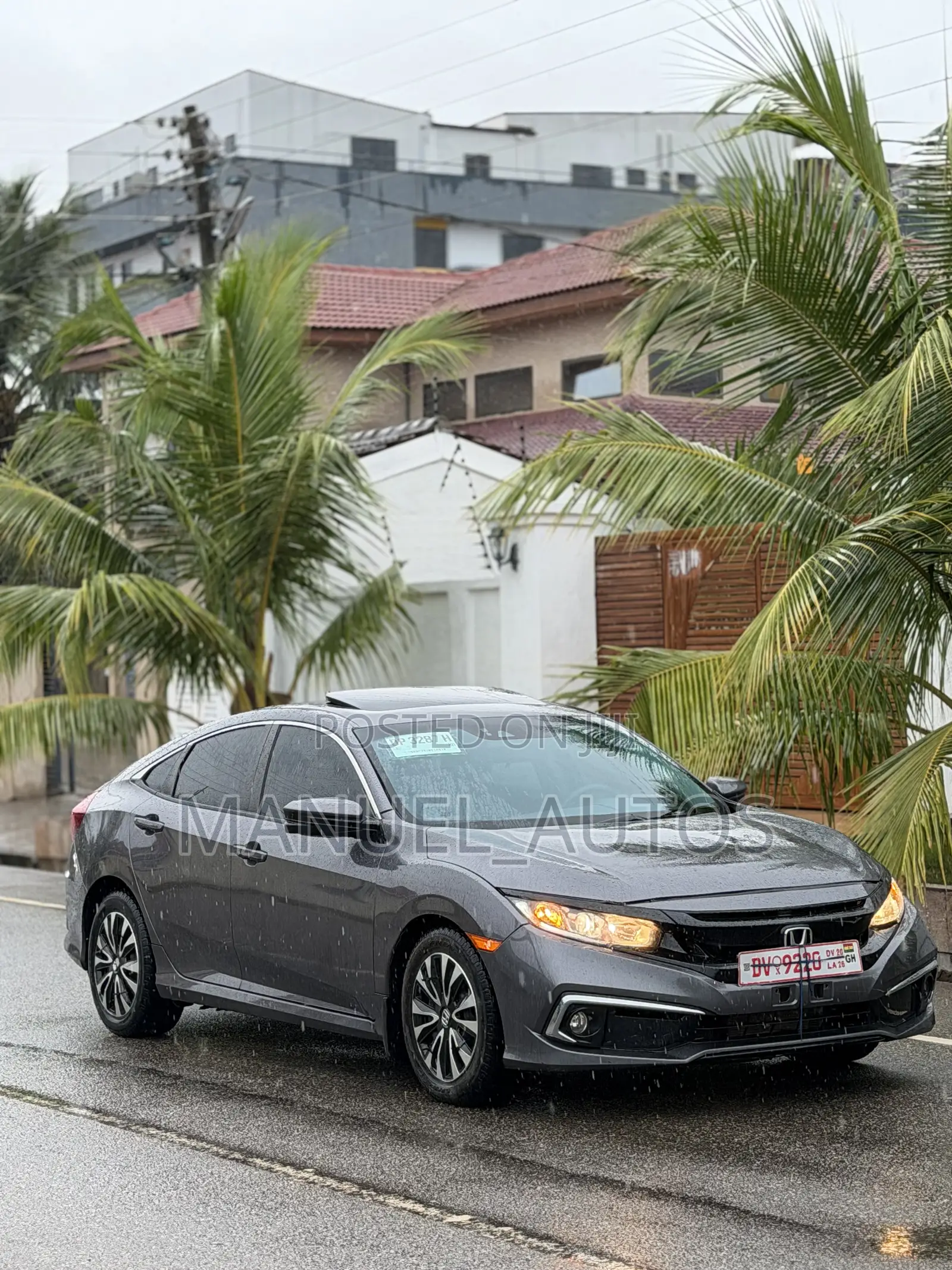 Honda Civic EX 4dr Sedan (2.0L 4cyl) 2017 Gray