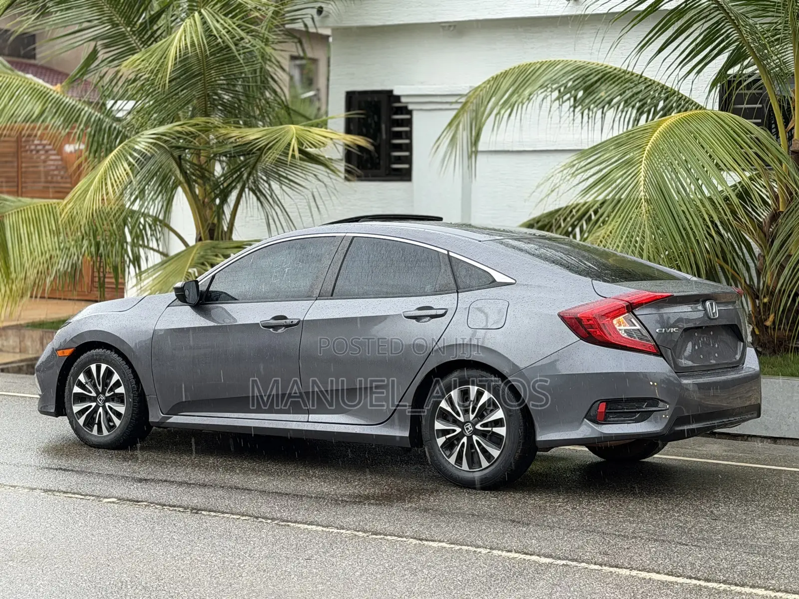 Honda Civic EX 4dr Sedan (2.0L 4cyl) 2017 Gray