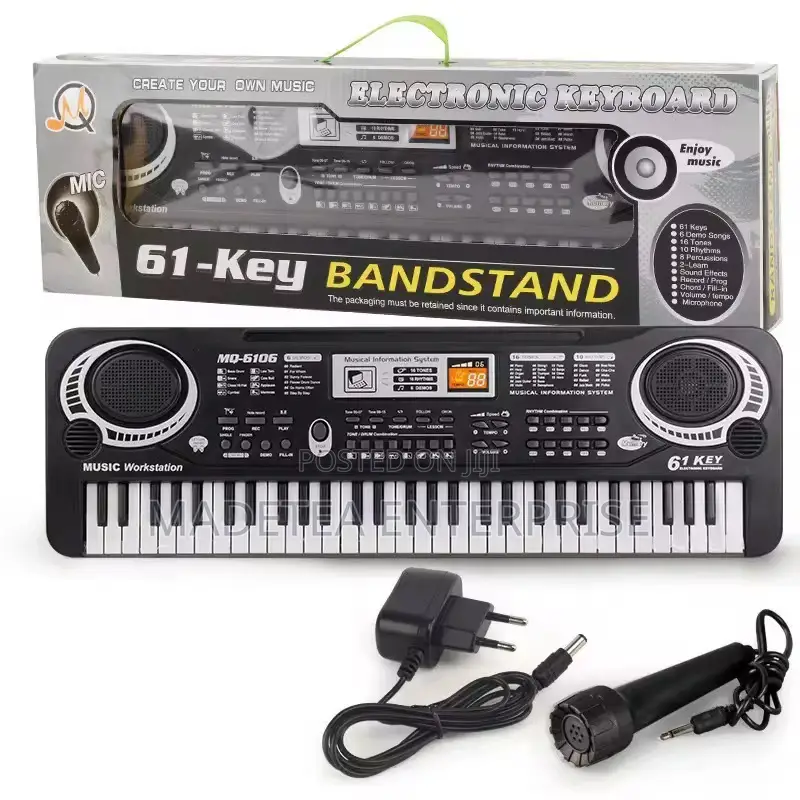 61-key Electronic Keyboard Piano Set – Learn, Play Create Music!