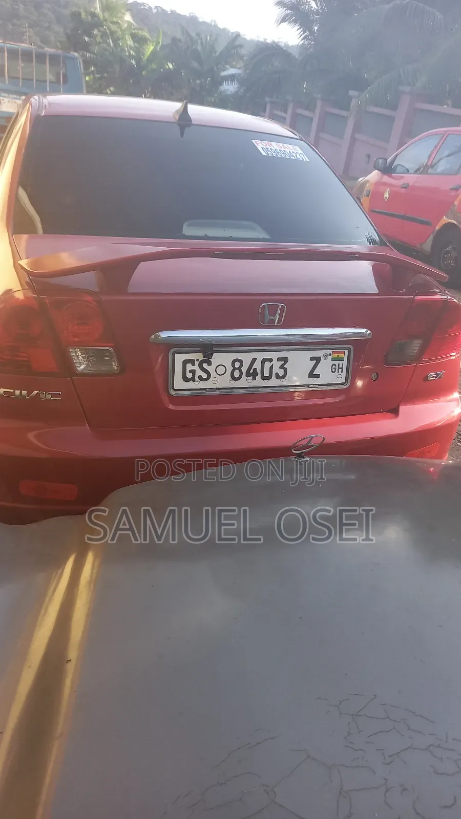 Honda Civic Coupe 2003 Red