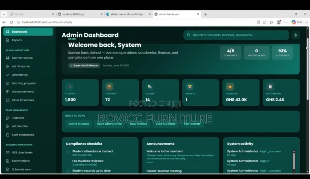 School Management System Software