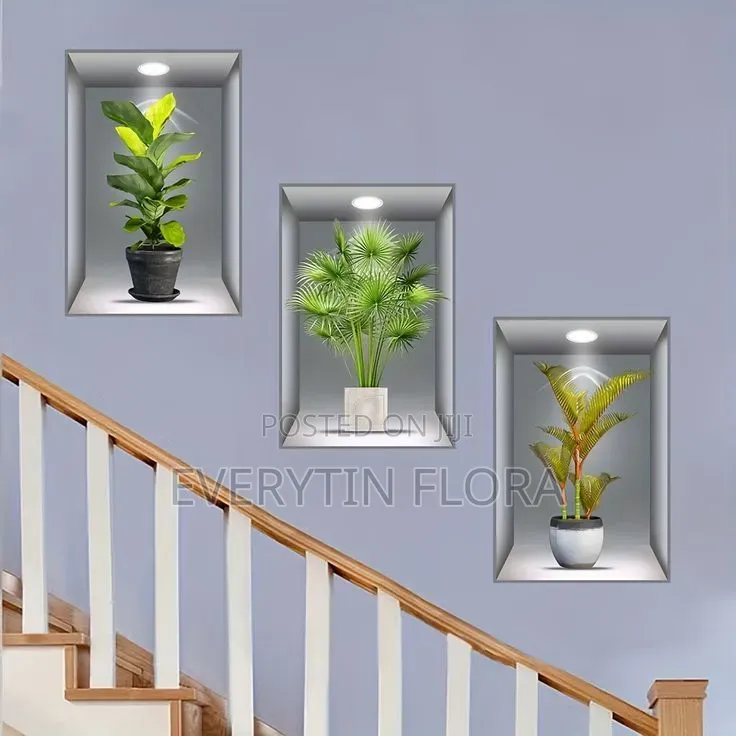 3d Plant Wall Sticker Decal