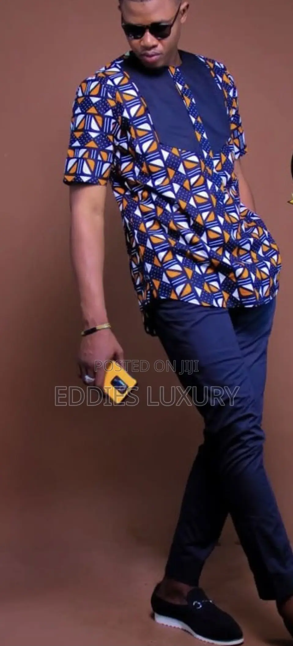 Singular African Print Kaftan for Men