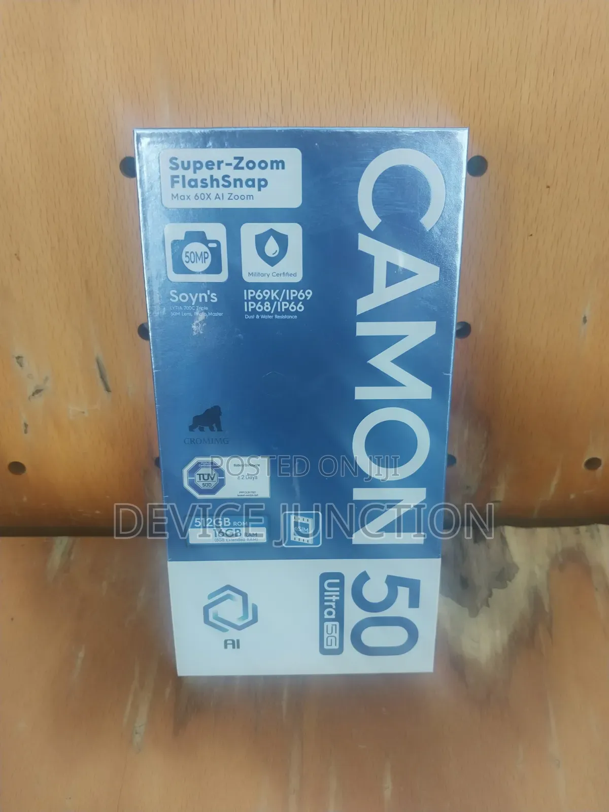 New Tecno Camon 50 Ultra 512 GB Black