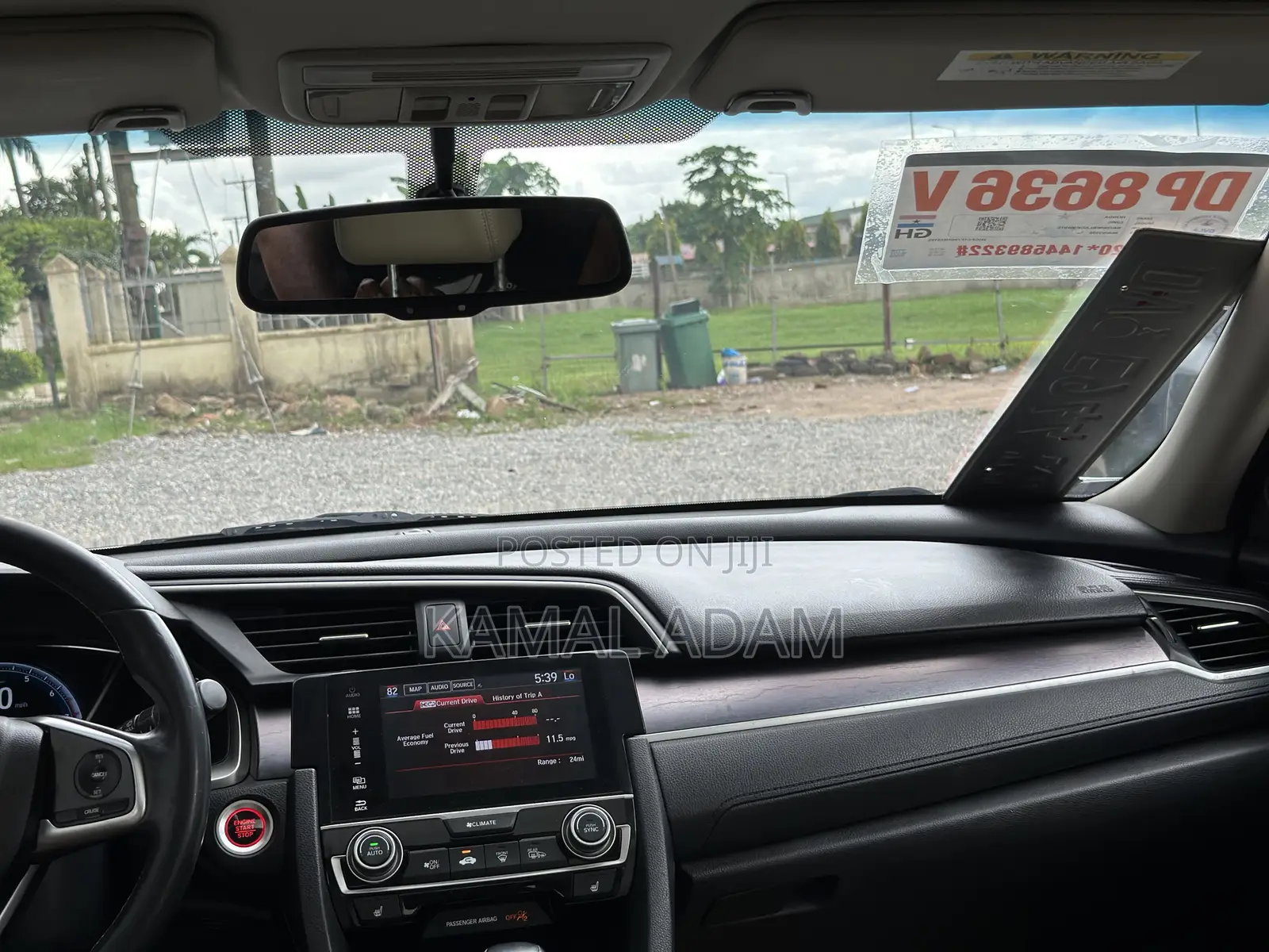 Honda Civic EX-L Sedan 2019 White
