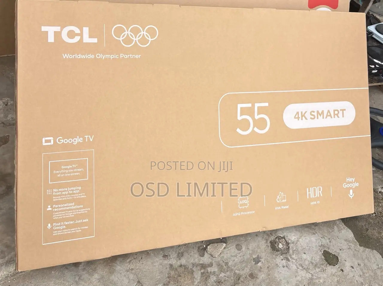 World Cup Promo TCL 55p6l With HDR Metallic Bezel-Less Build Tv